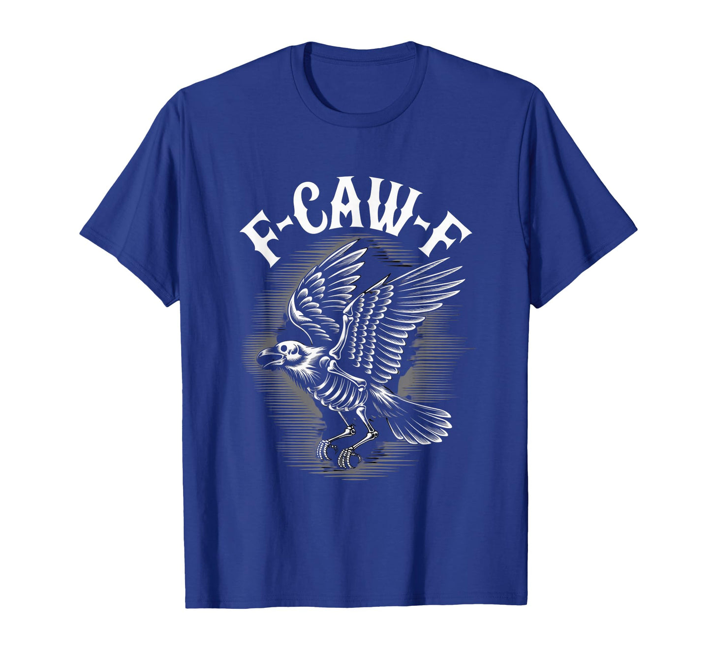 F-Caw-F Crow Funny Gothic Moon Black Bird Halloween T-Shirt
