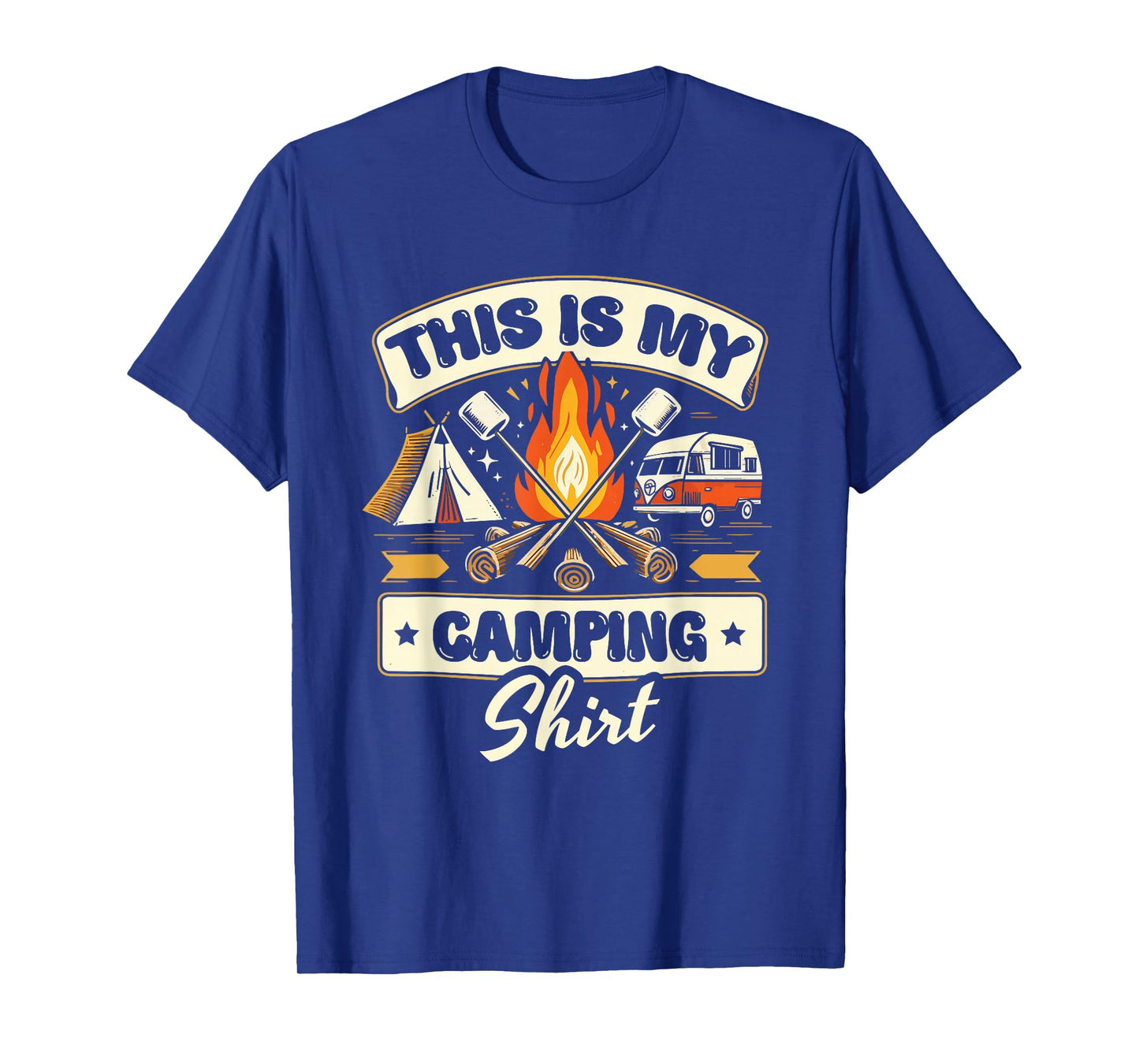Funny Glamping Camping Lover Design T-Shirt