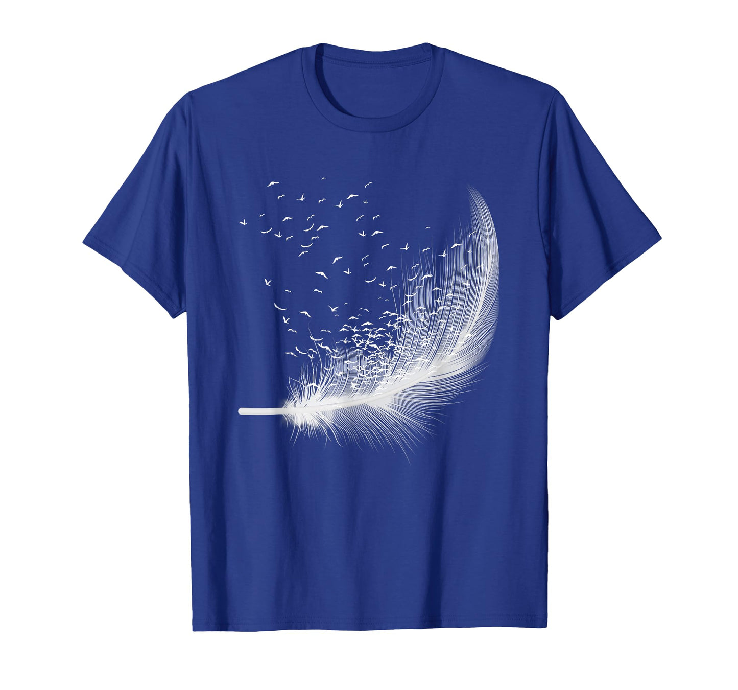 Bird Feather Silhouette Image Birdwatcher Birdwatching Lover T-Shirt