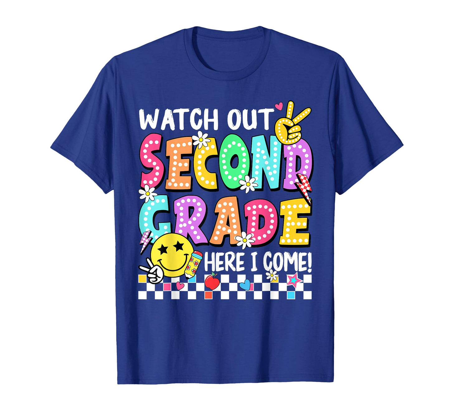 Watch Out Second Grade Here I Come 2nd Grade Back to School T-Shirt