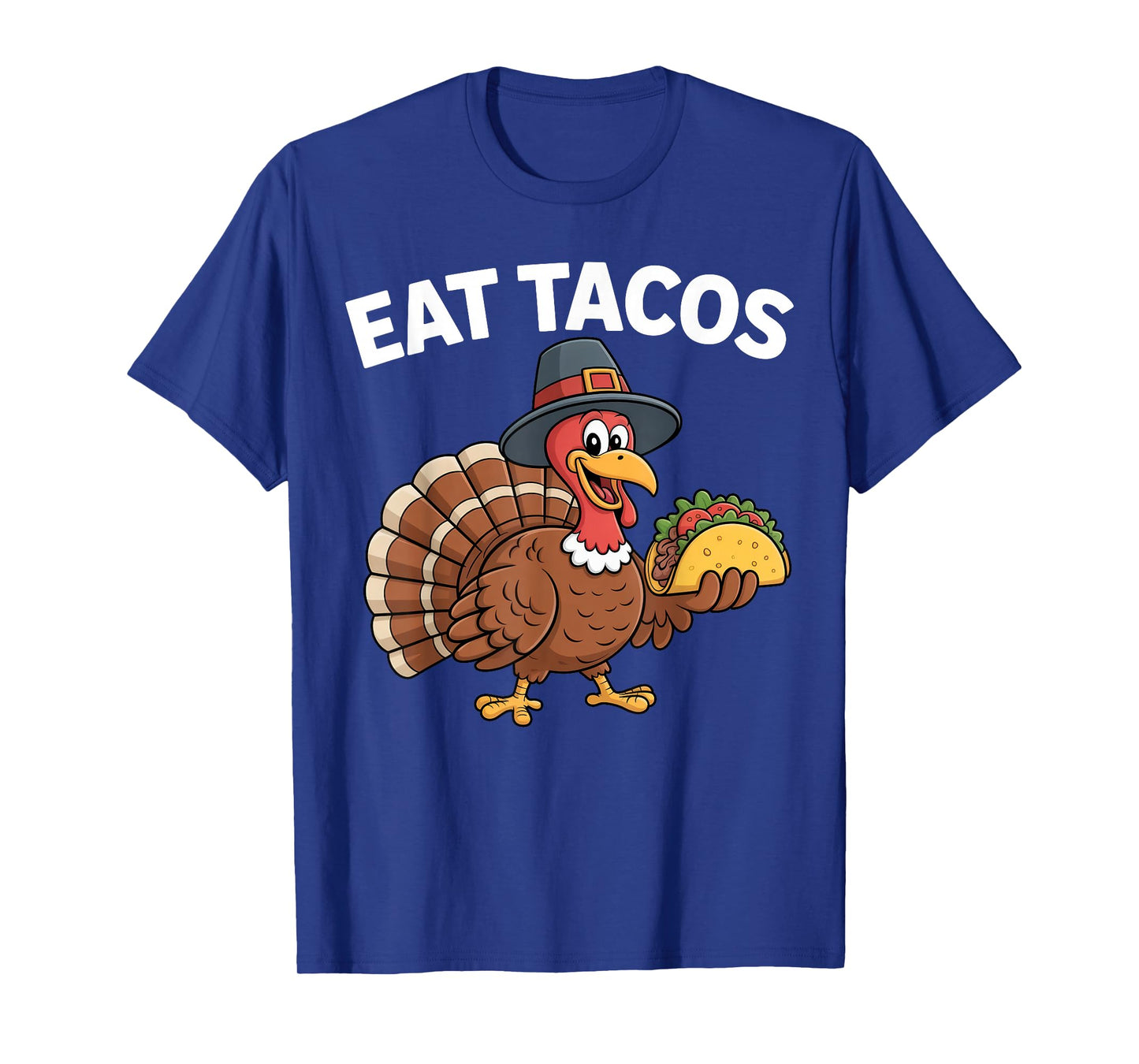 Funny Thanksgiving Turkey Eat Tacos Mexican Thanksgiving Fun T-Shirt