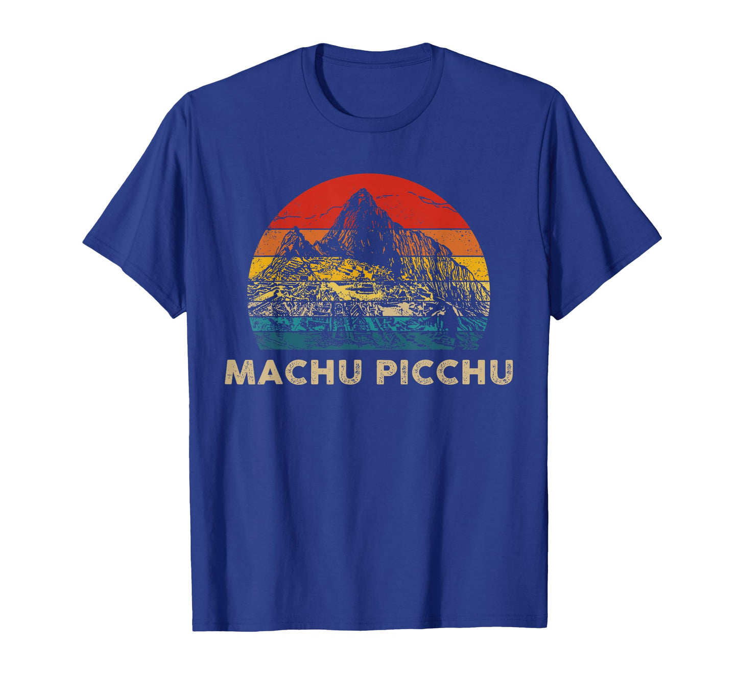 Machu Picchu Tees Vintage Machu Picchu T-Shirt - Peru Souvenir Unisex Black T-Shirt
