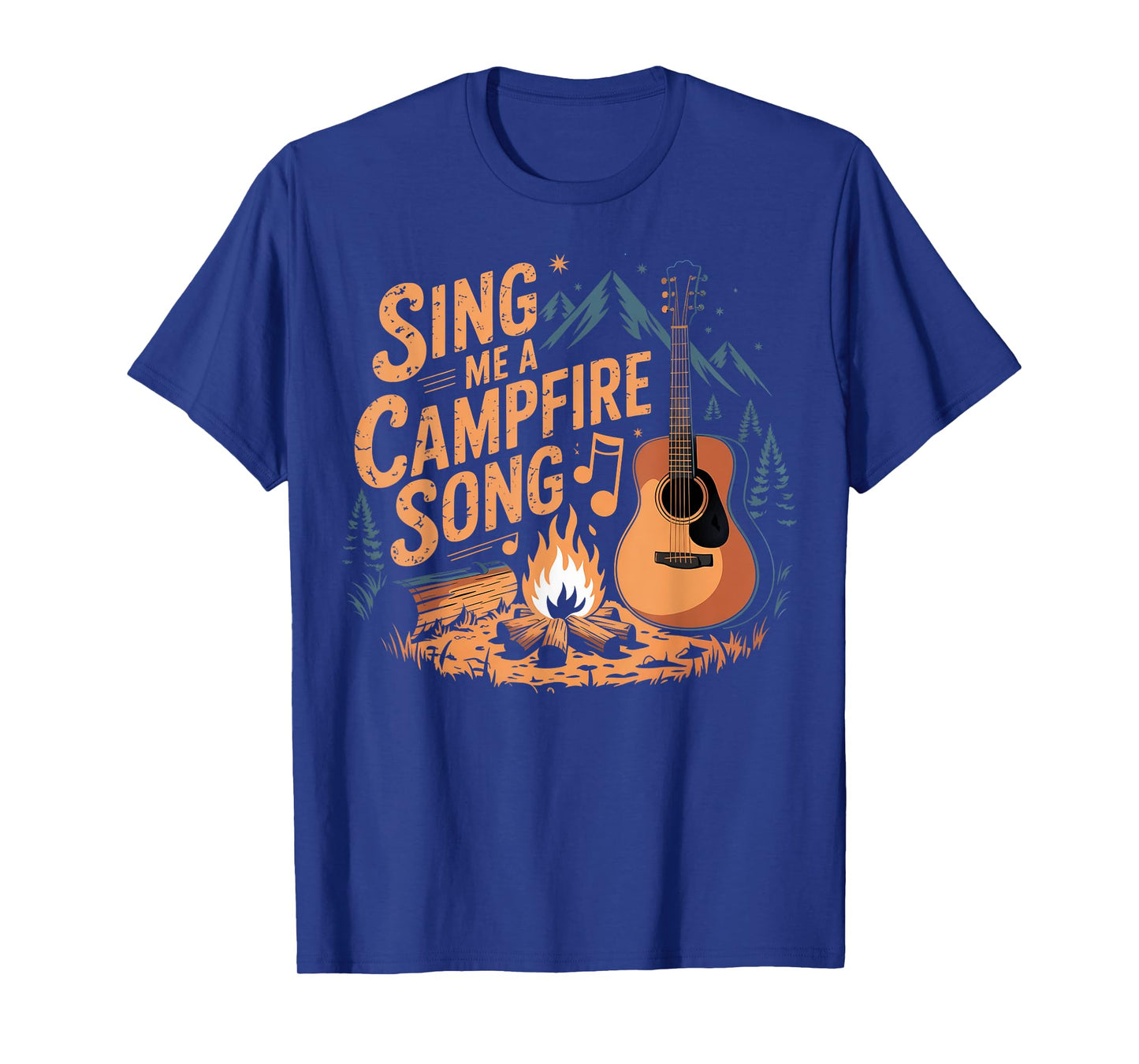 Sing Campfire Song Music Nature Adventure T-Shirt