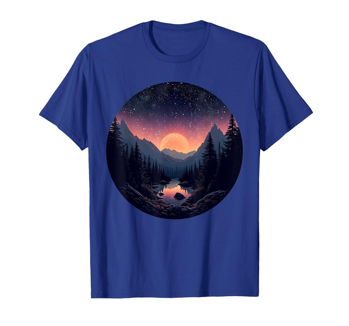 Nature's Canvas Undisturbed Mountain Trails for Men and T-Shirt