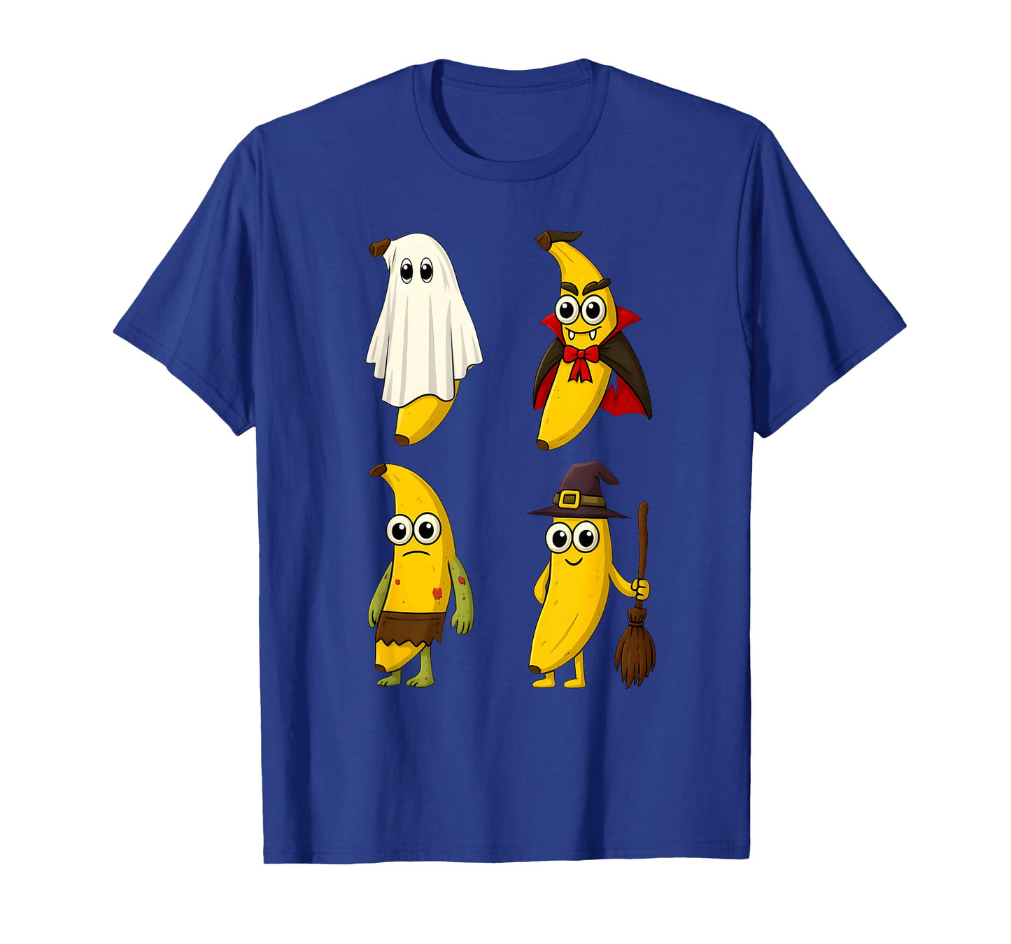 Funny Banana Ghost Witch Zombie Halloween Costume Boys Girls T-Shirt