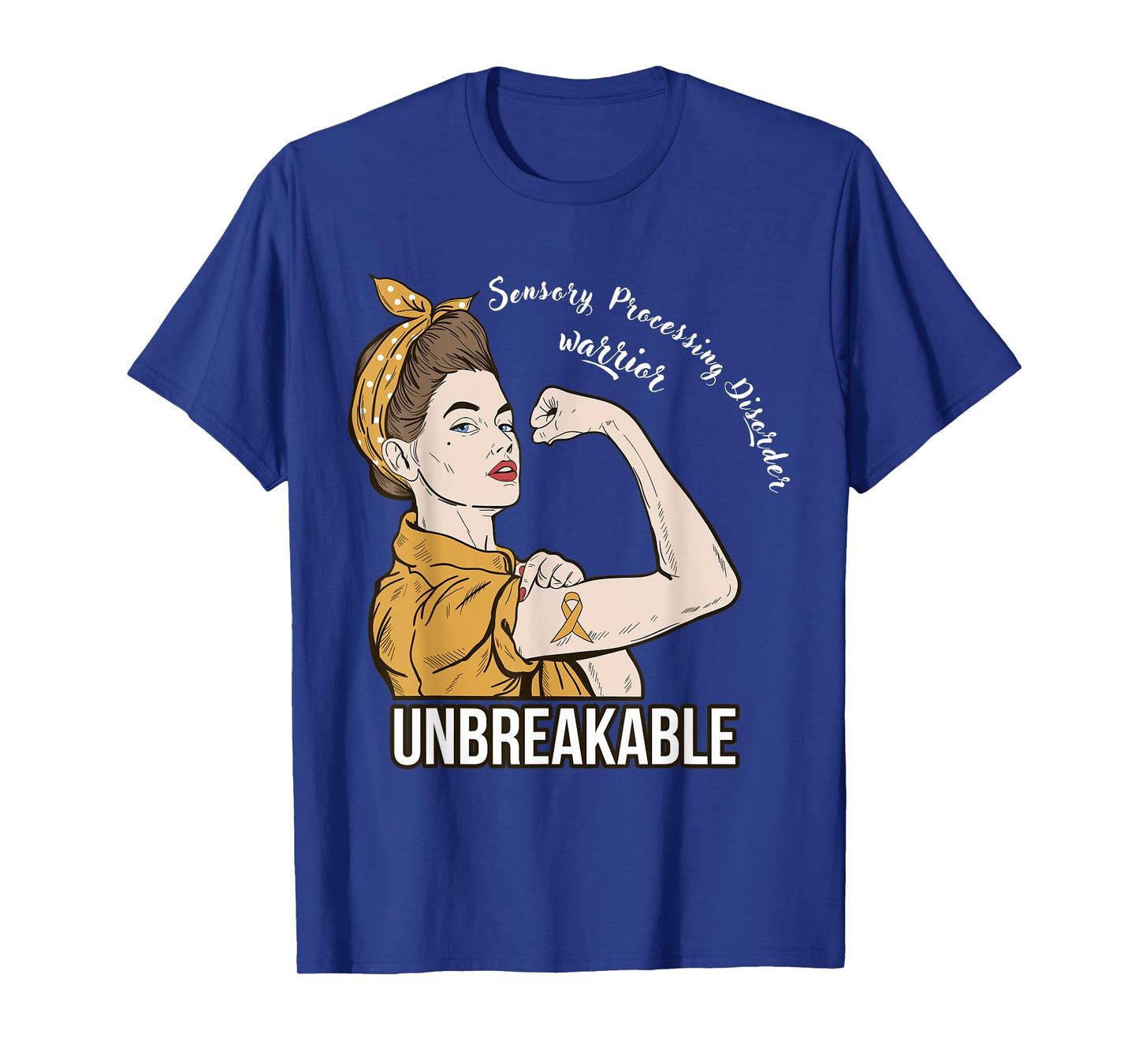 Sensory Processing Disorder Awareness Warrior SPD Support T-Shirt