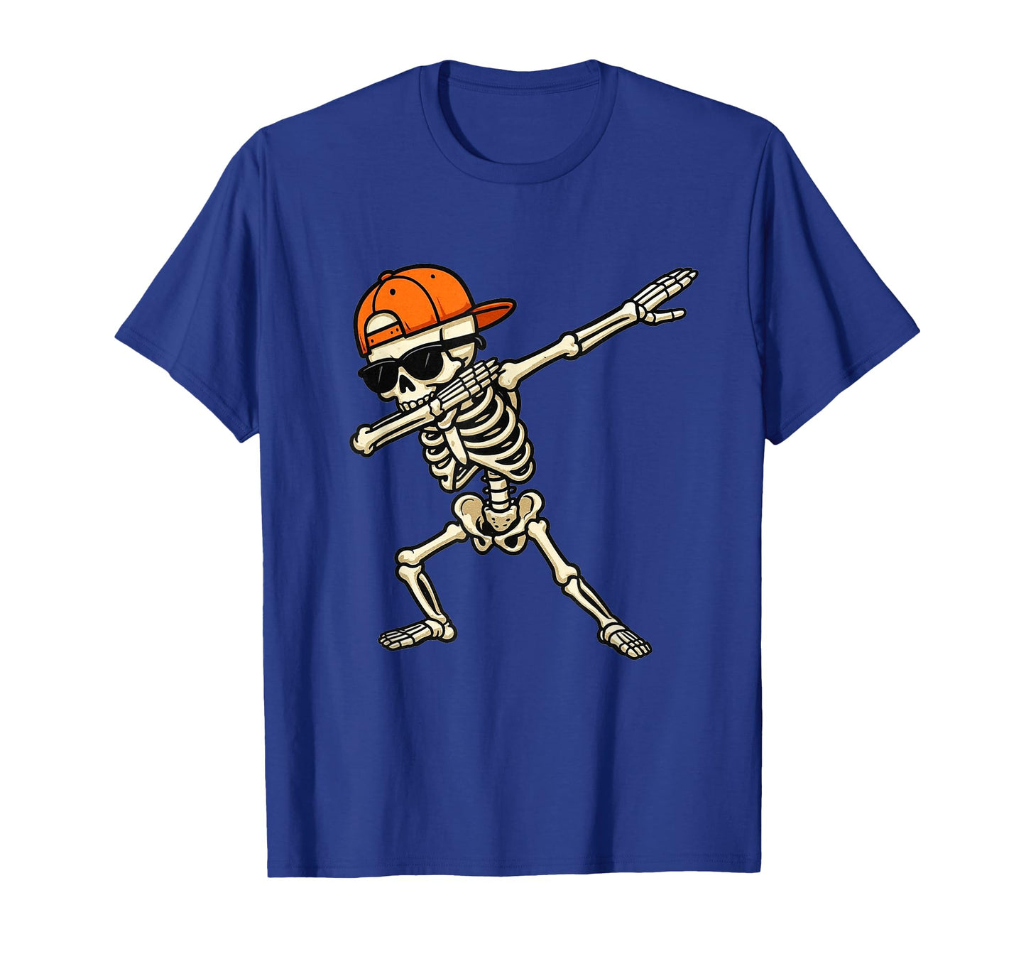 Cool Skeleton Dab Funny Halloween Costume for Boys & Men T-Shirt