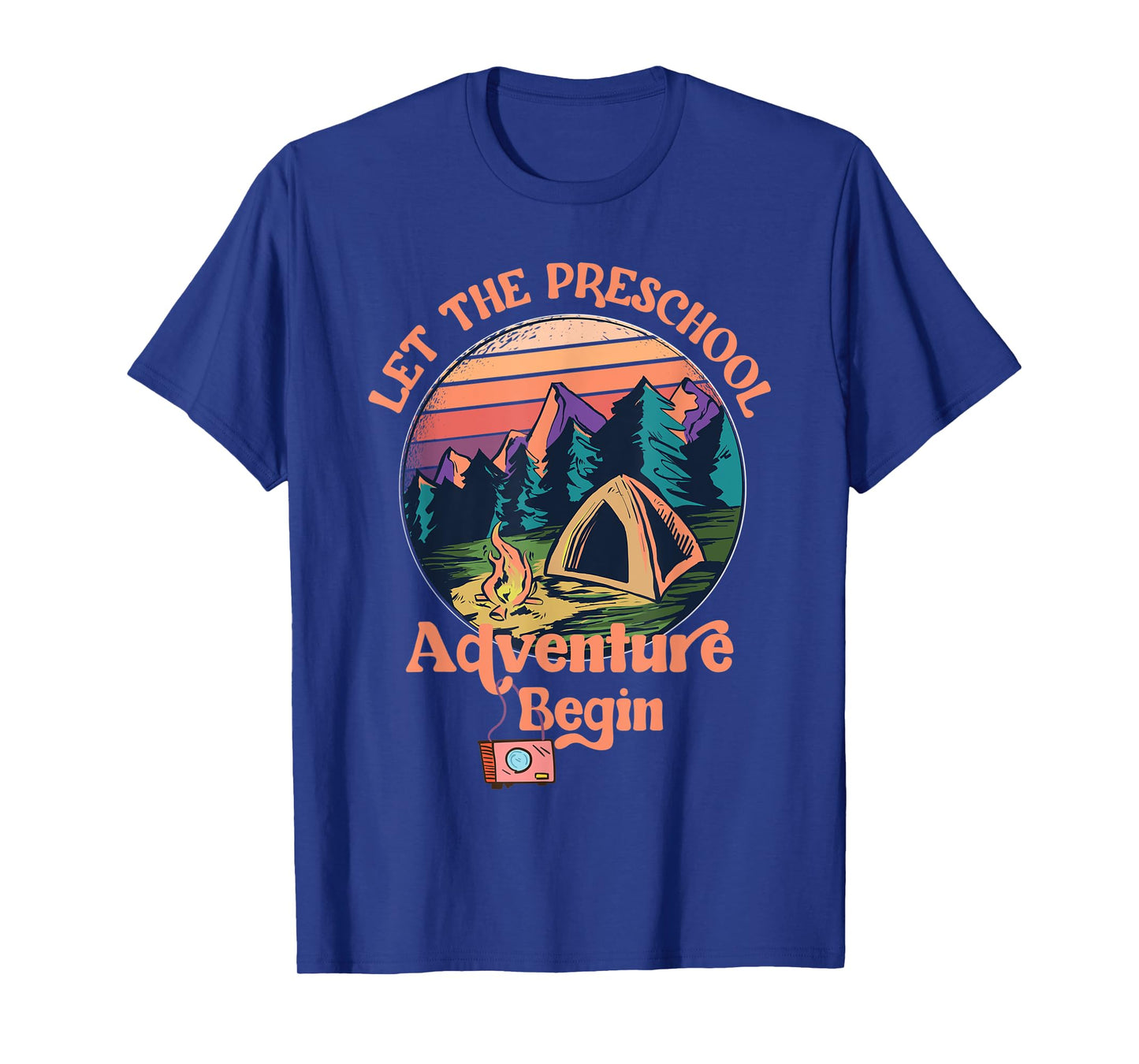 Let The Preschool Adventure Begin Back to School Teacher T-Shirt