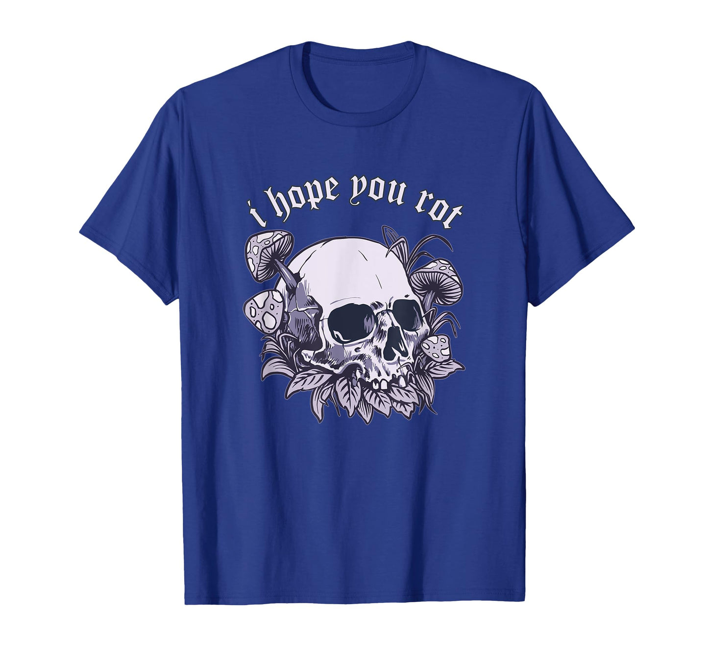 E-Girl Aesthetic Skull Mushroom Edgy Alternative Soft Grunge T-Shirt