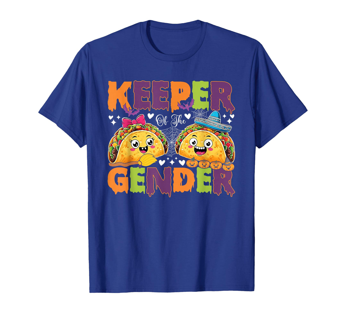 Keeper of The Gender Mexico Taco Halloween Gender Reveal T-Shirt