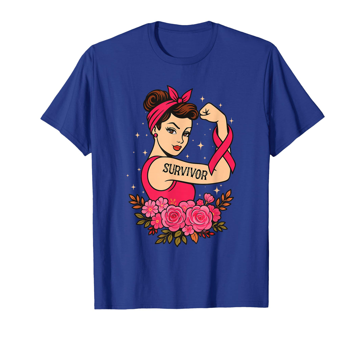 Survivor - Breast Cancer Awareness Pink Ribbon T-Shirt