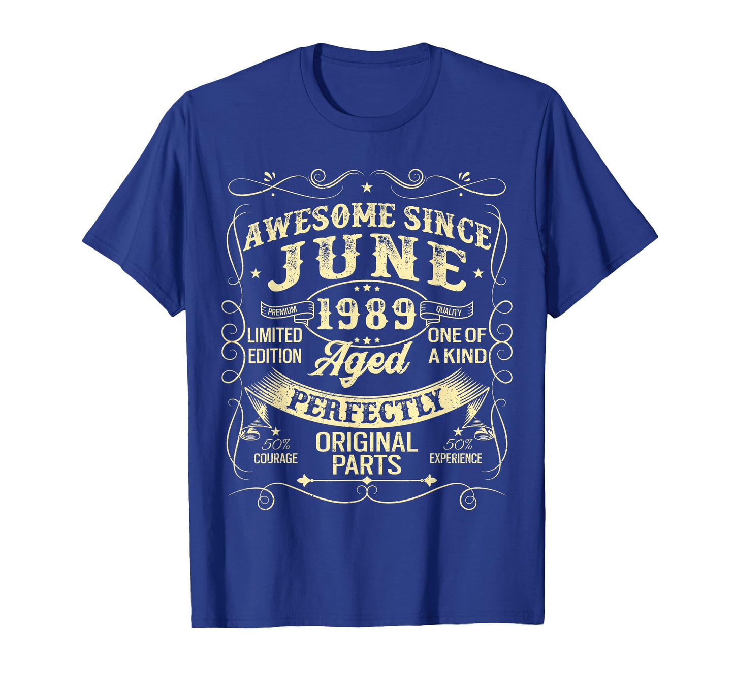 Awesome Since June 1989 Year Of Birth Birthday 1989 Vintage T-Shirt