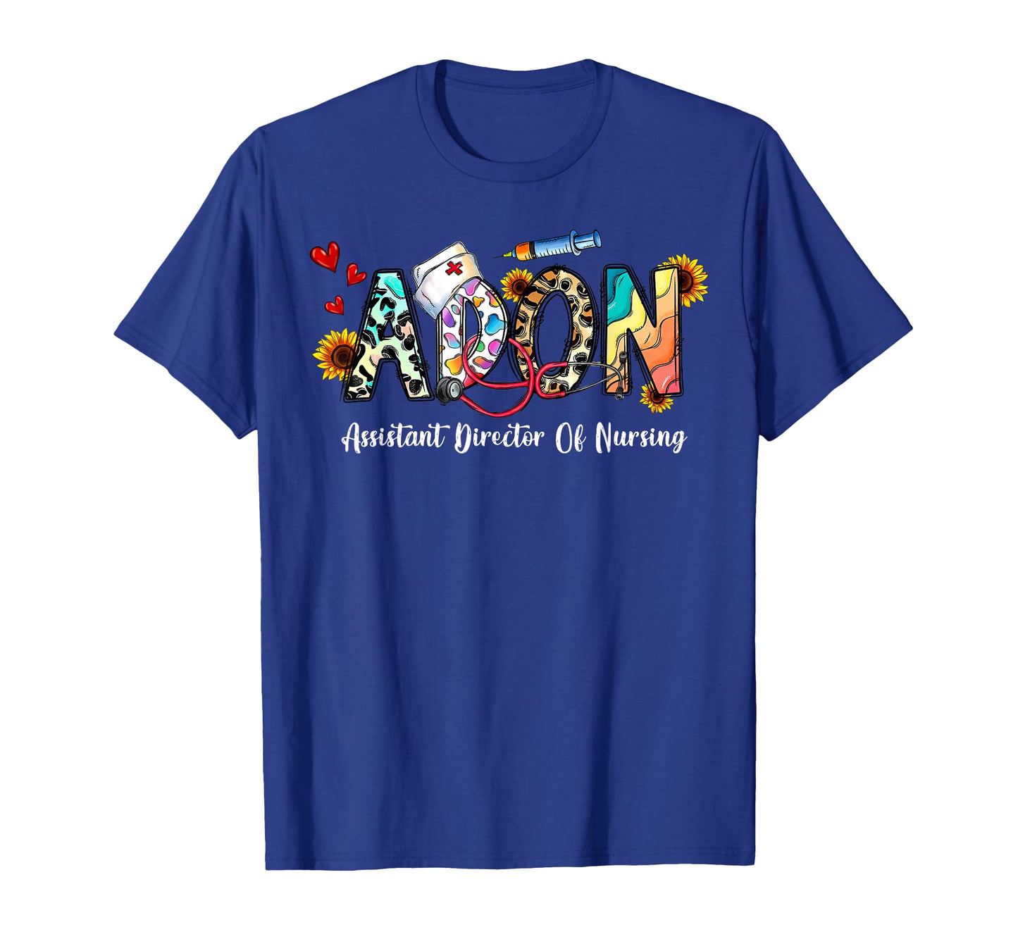 Leopard ADON Nurse Assistant Director of Nursing Western T-Shirt