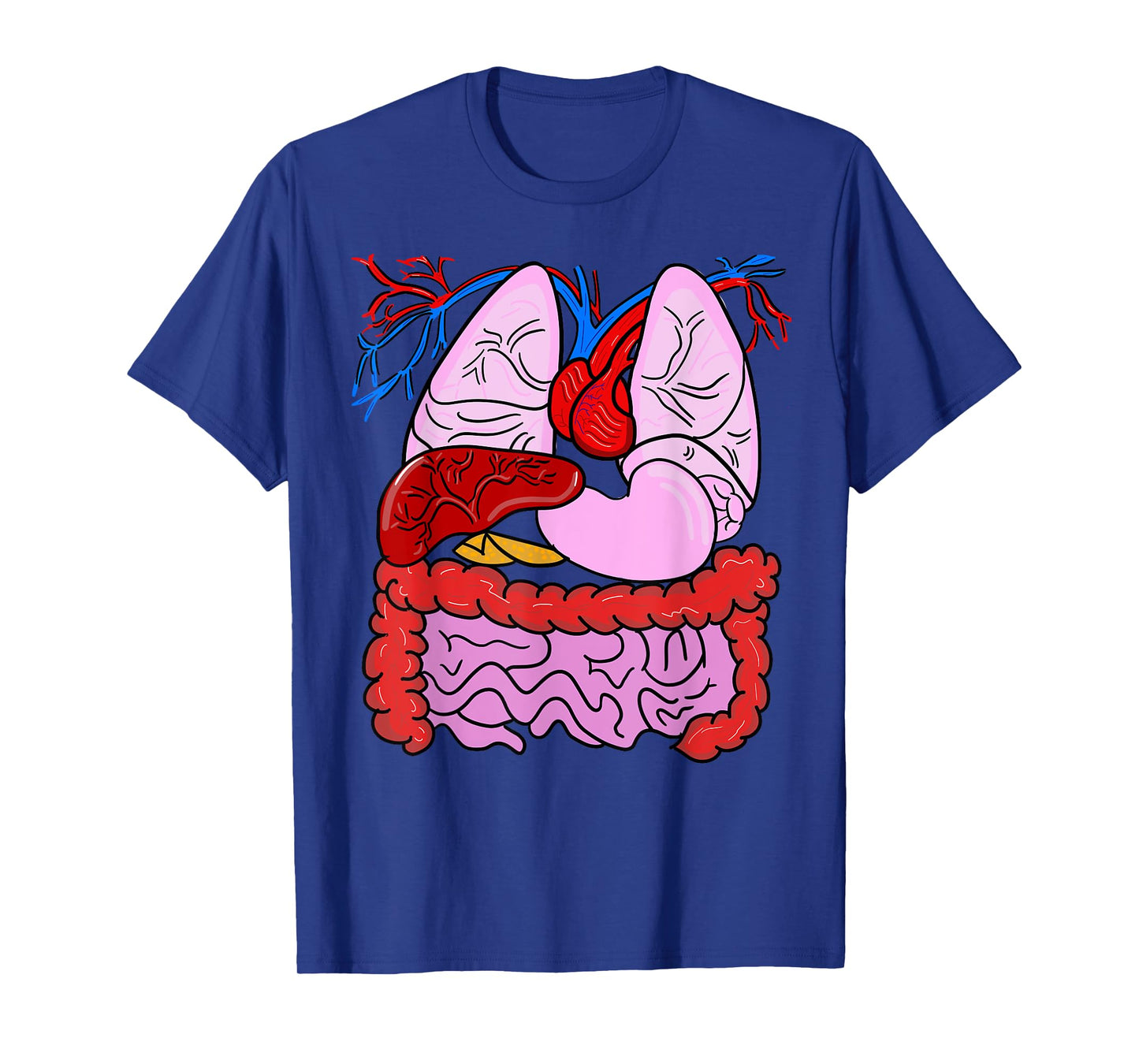 Human Body Anatomy: Illustrated Internal Organs T-Shirt