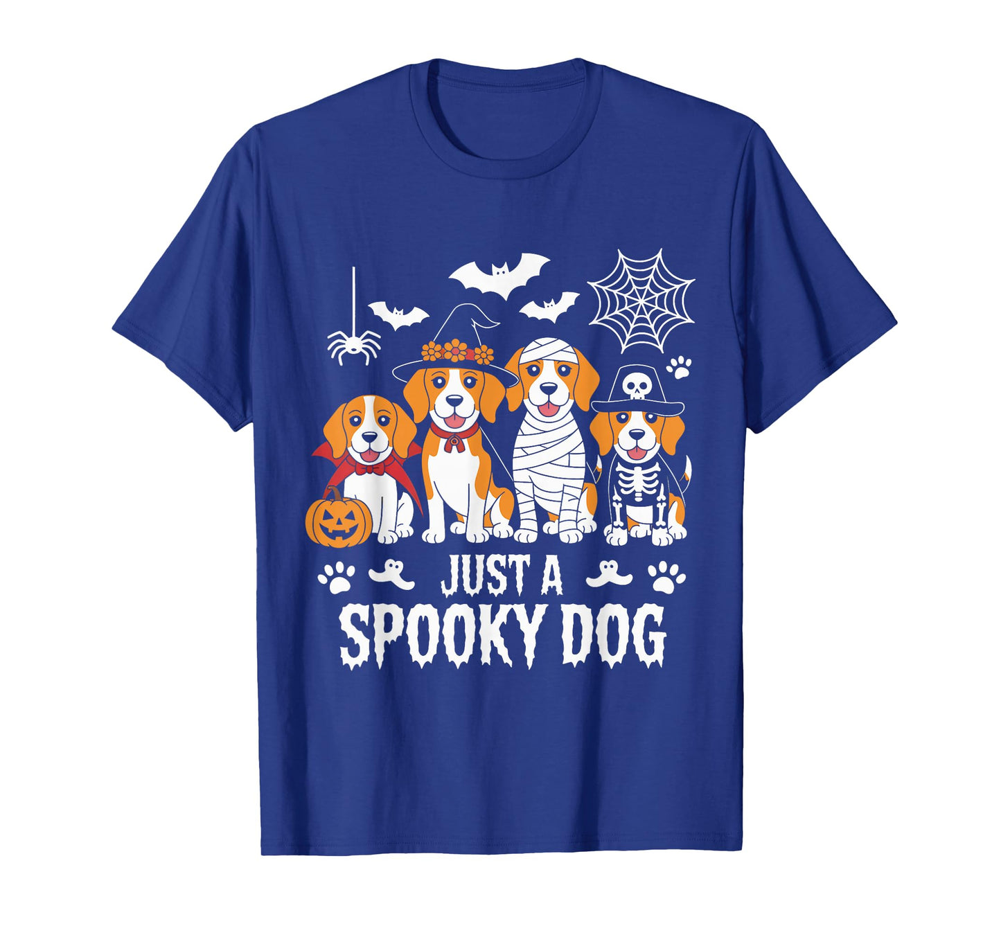 Just A Spooky Halloween Dog Group Beagles As Witch Mummy T-Shirt