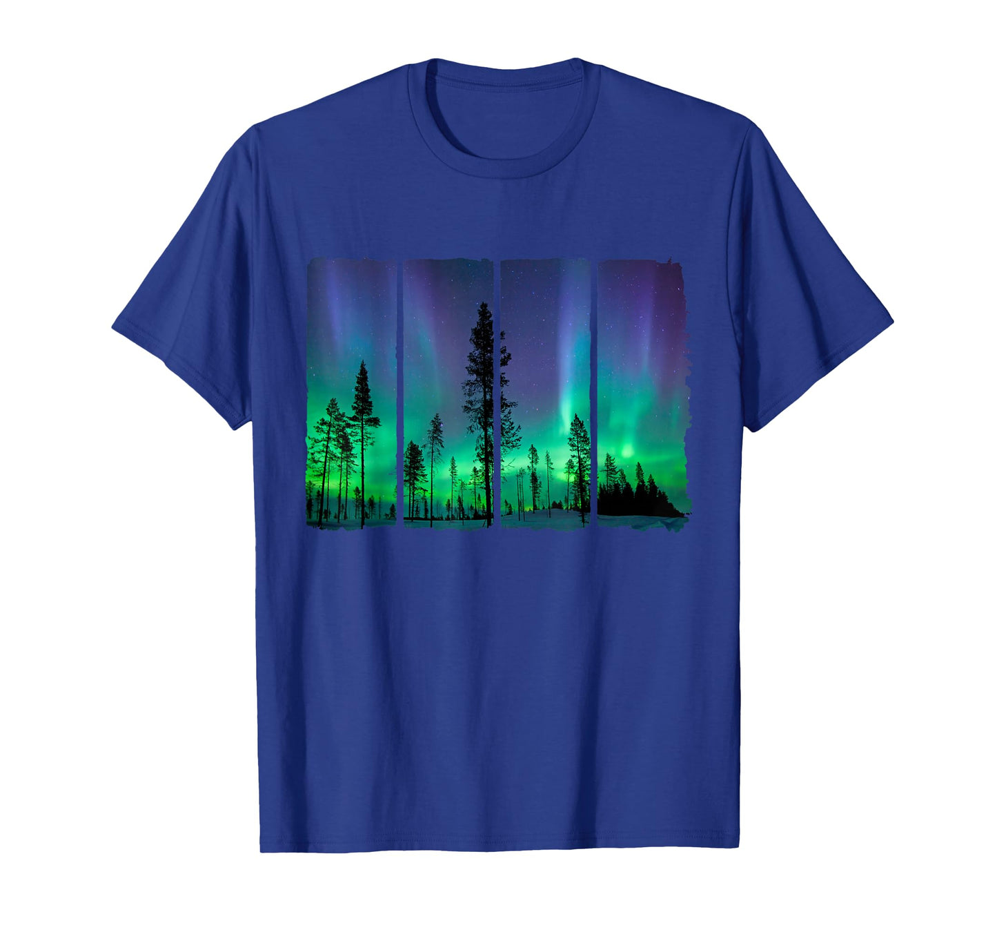 Beautiful Northern Lights Aurora Borealis Night Sky T-Shirt