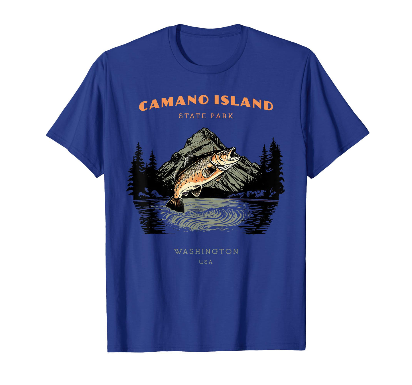 Camano Island State Park Washington Retro Vintage T-Shirt