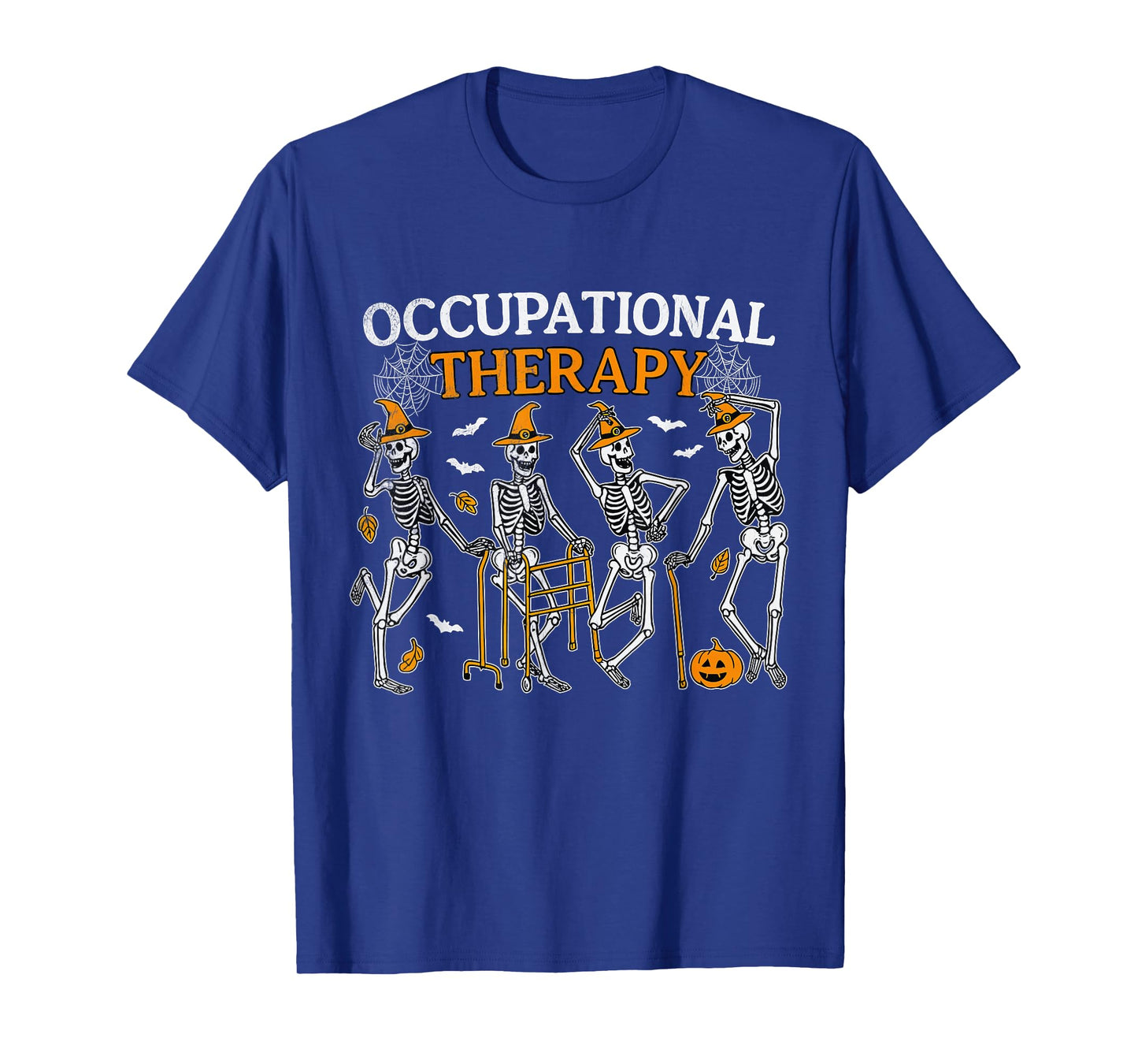 Dancing Skeleton Occupational Therapy Halloween OT Therapist T-Shirt
