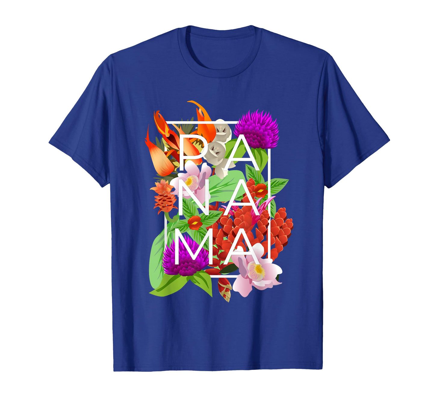 Flowers of Panama Word Art - Panamanian Pride T-Shirt