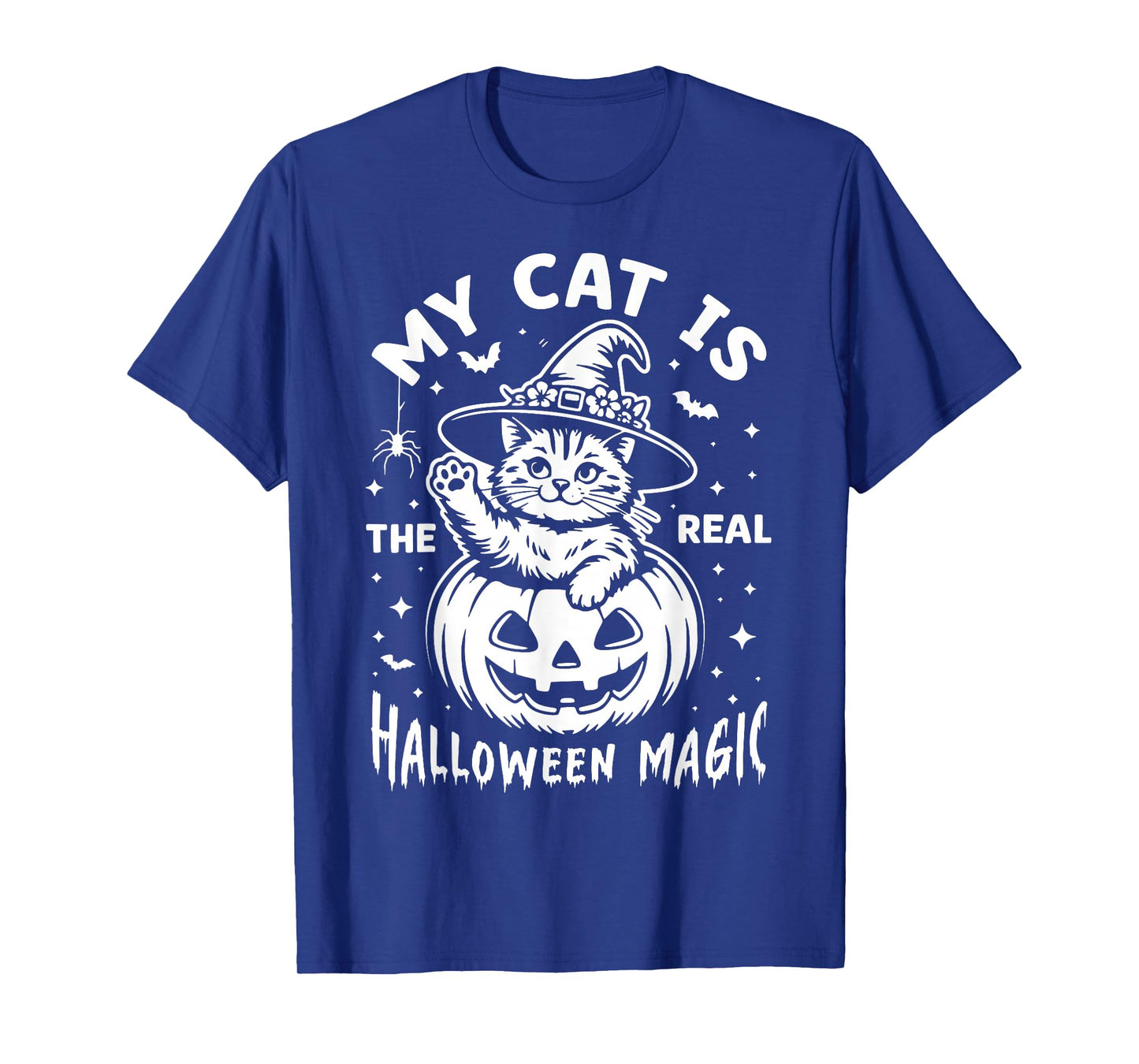 My cat is The Real Halloween Magic, Pumpkin Pet & Fur Parent T-Shirt