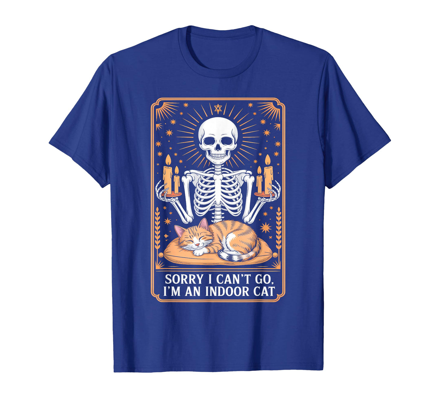 Cat Owners Introverts Sorry I Cant Go Im an Indoor Cat T-Shirt
