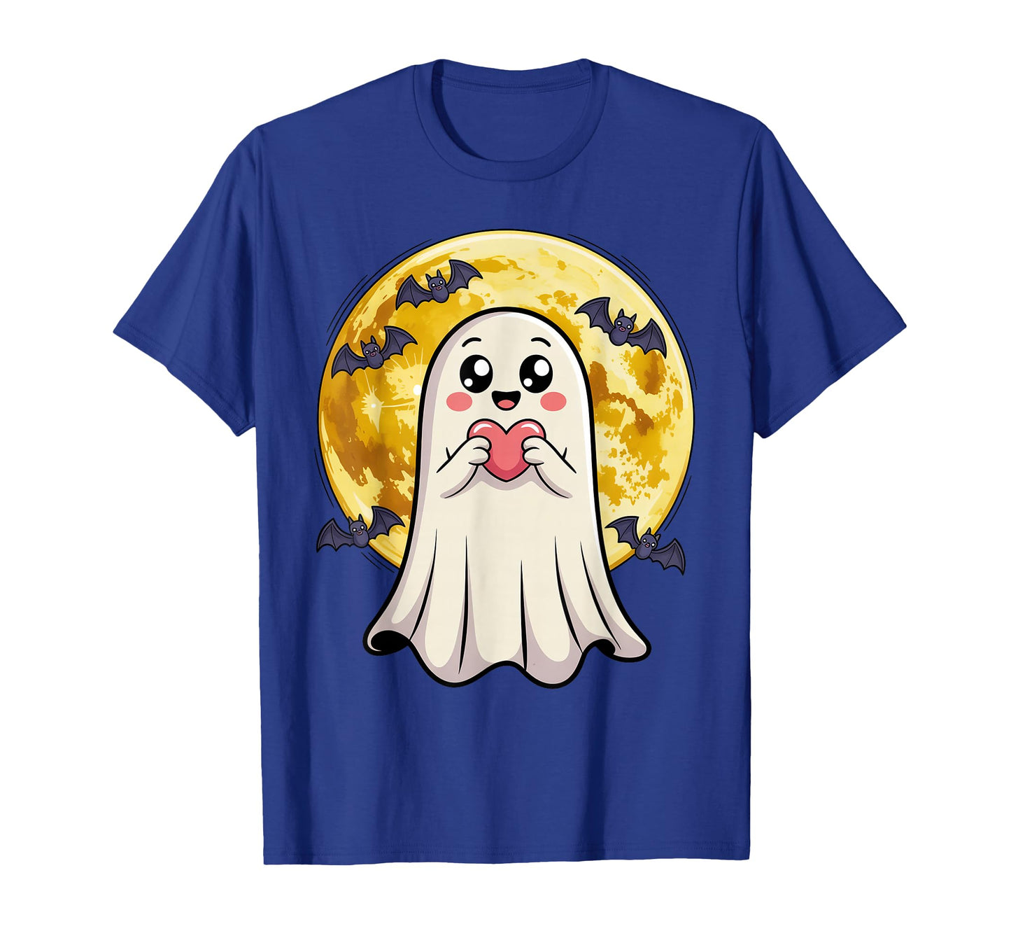 Halloween Shirts Cool Teen Boys Kids Men Halloween Boo Heart T-Shirt