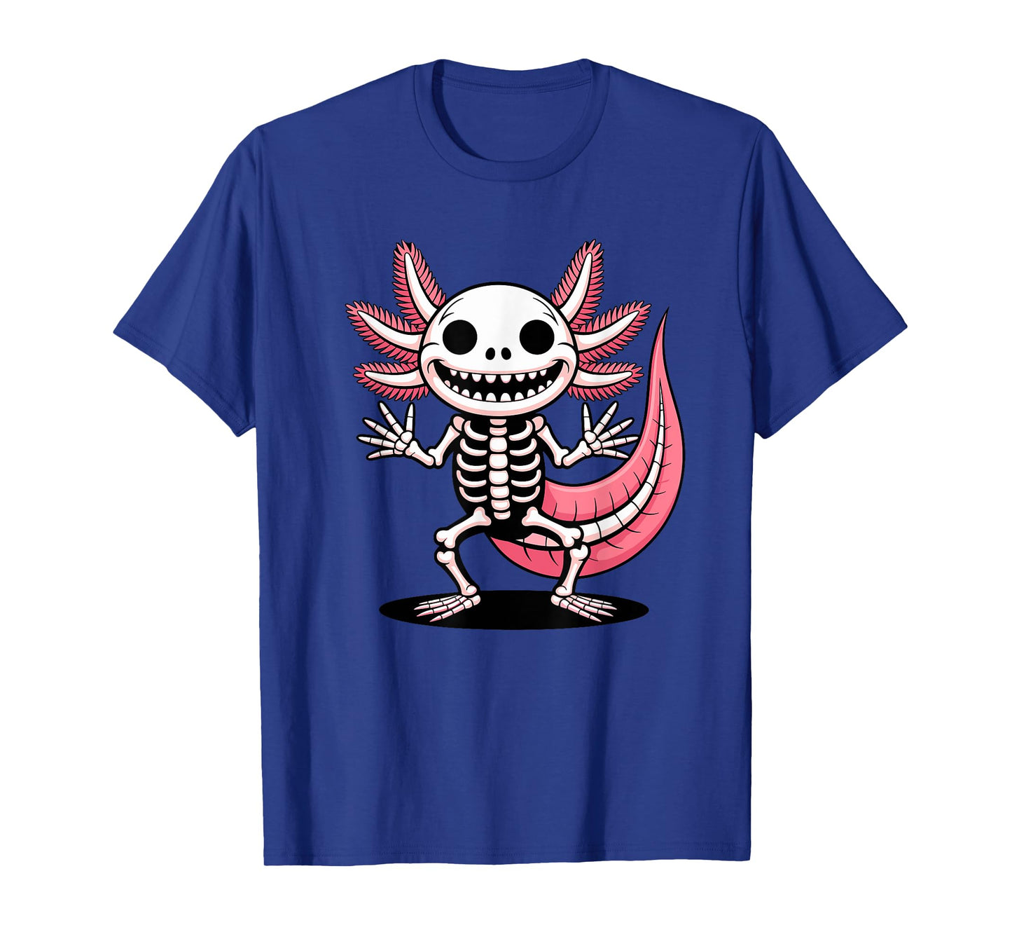 Halloween Axolotl Skeleton Spooky Axolotls T-Shirt