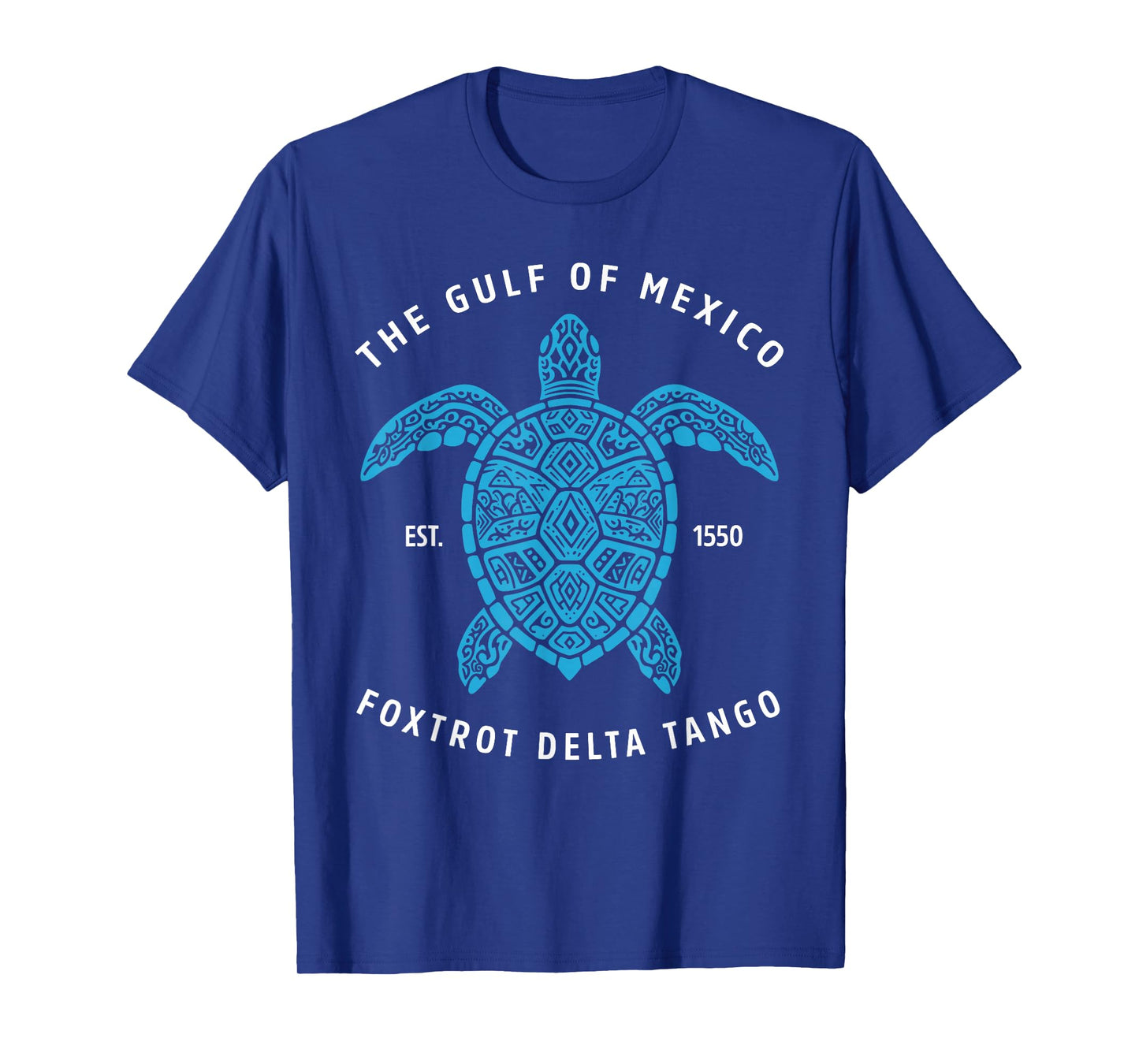 Sea Turtle Gulf Of Mexico Foxtrot Delta Tango T-Shirt
