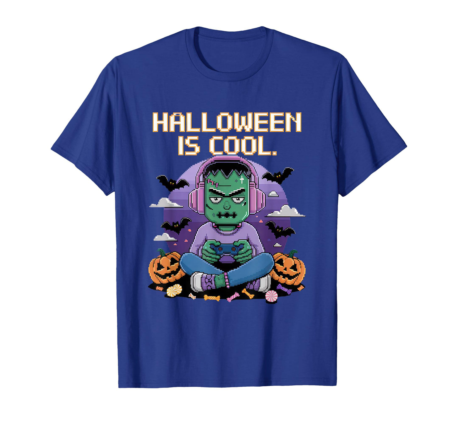 Halloween is Cool Tshirt Women Men Frankenstein Monster T-Shirt