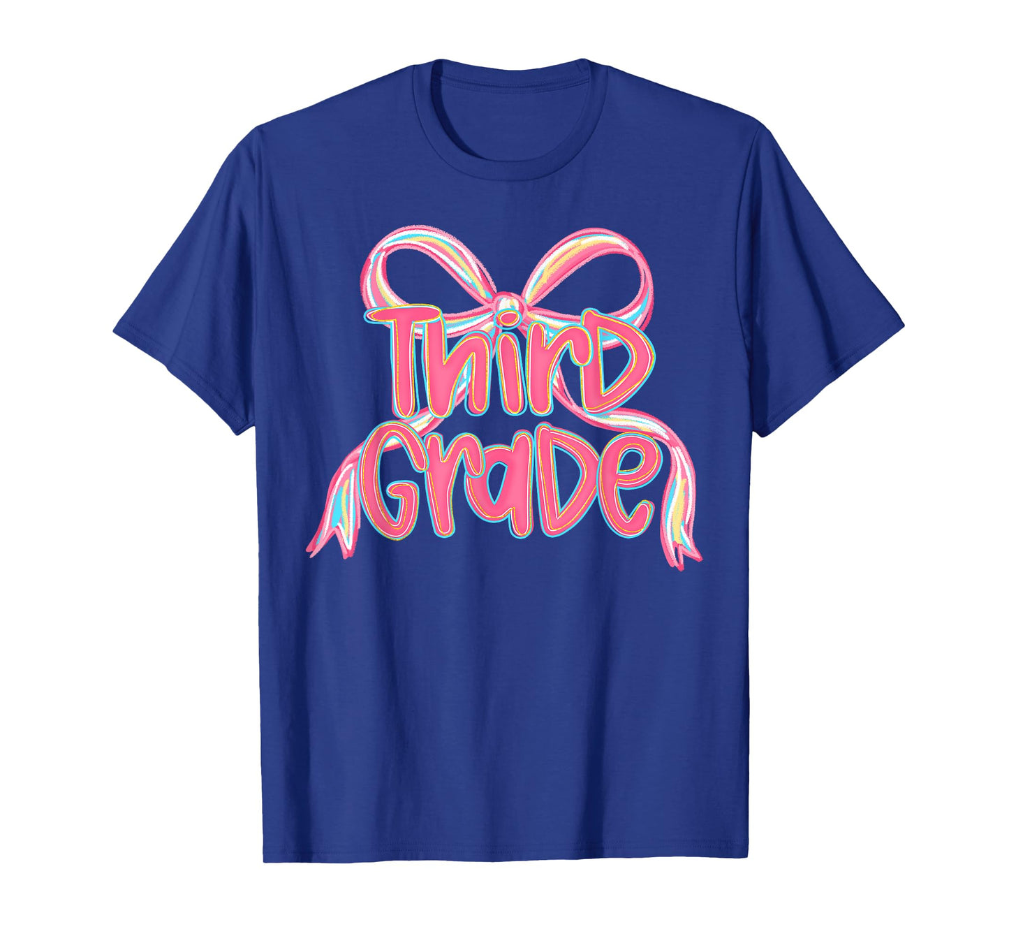 Third Grade Coquette Bow Back To School Teacher Kids T-Shirt
