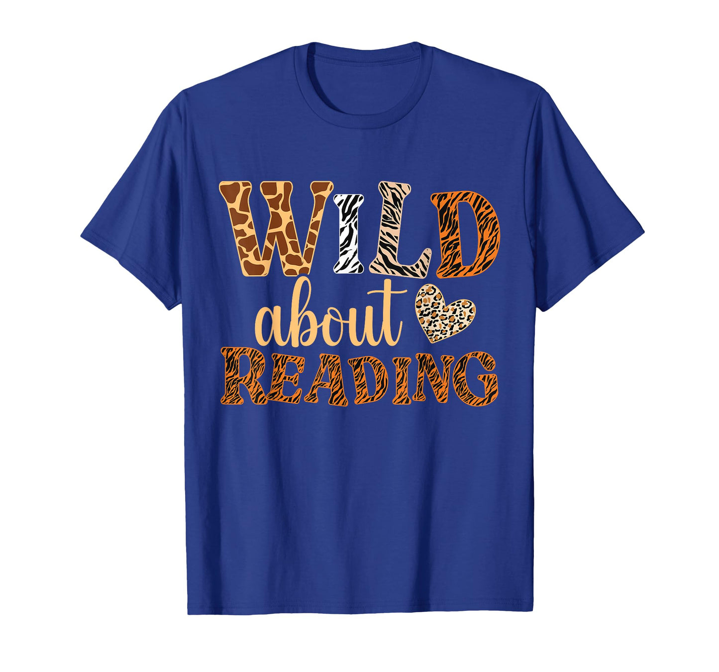 Wild About Reading Books - Bookworm Library Day Teacher T-Shirt