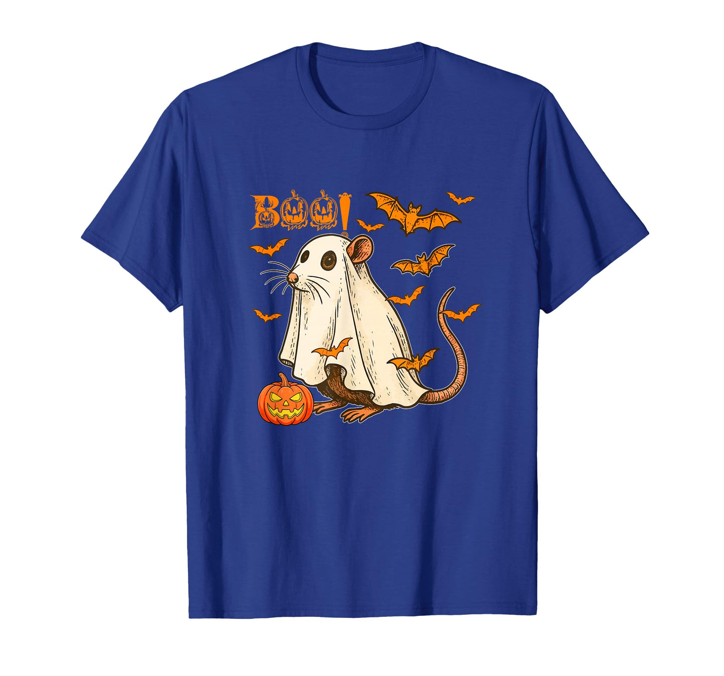 Boo Halloween Rat Cosplay Ghost Costume Animal Lover T-Shirt