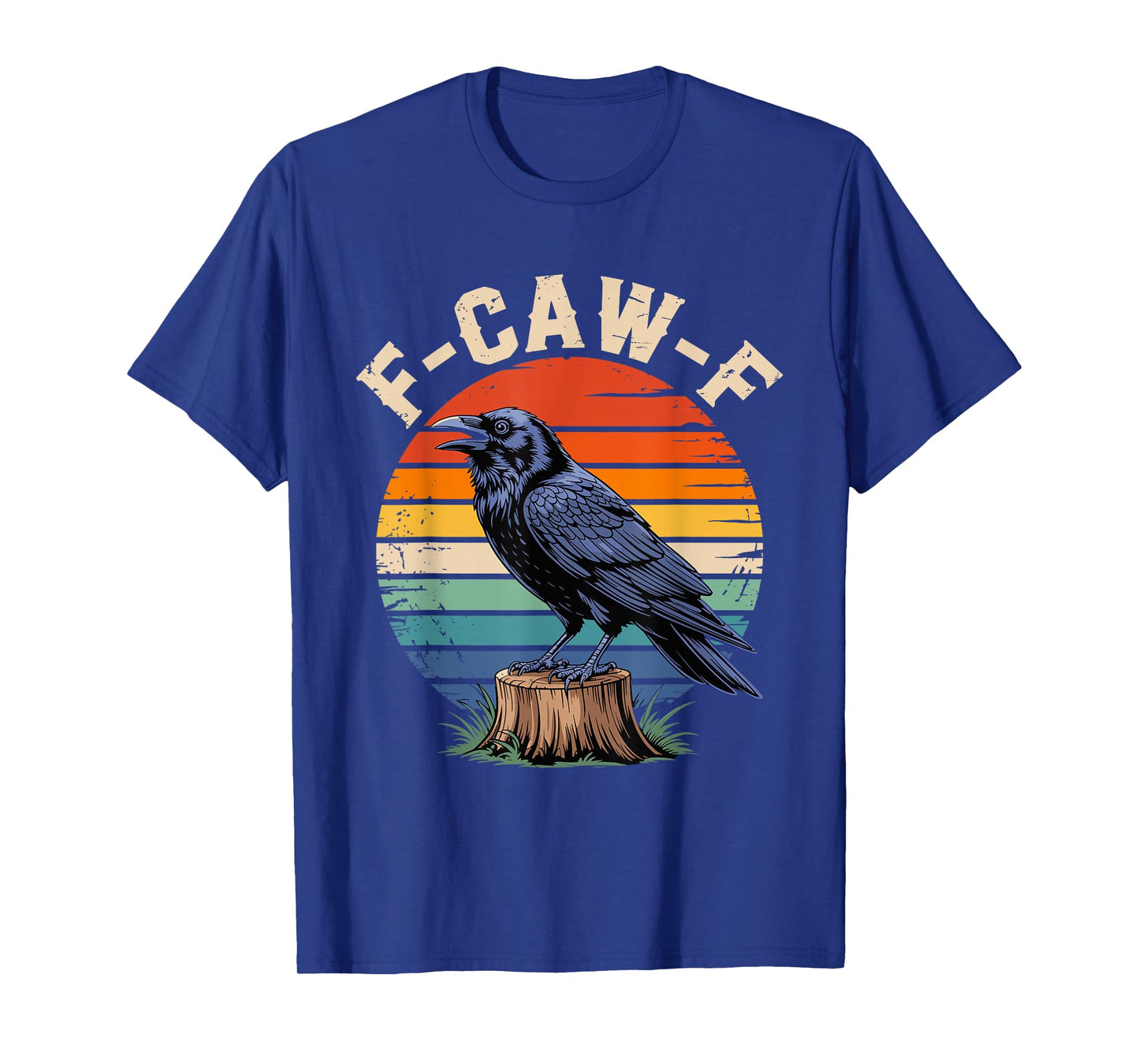 F-Caw-F Raven Moon Gothic Halloween, Black Crow Bird Lover T-Shirt