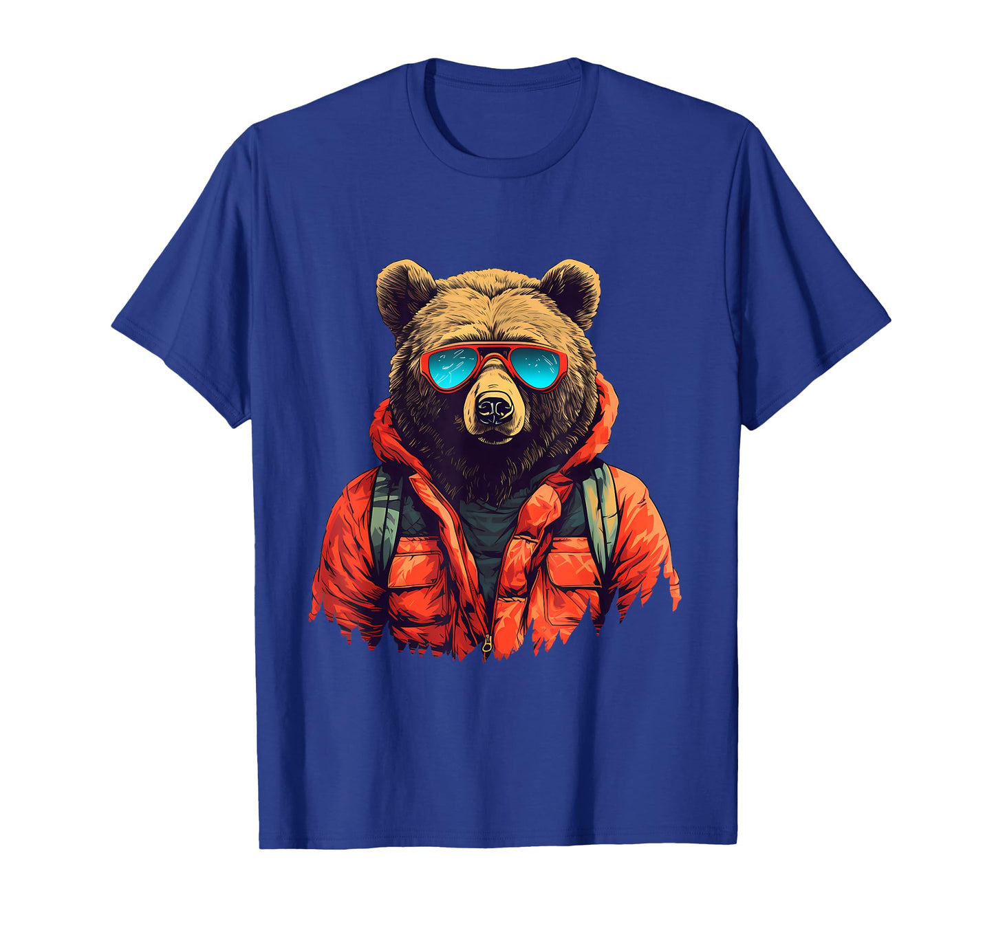 Bear Sunglass Wildlife Animal Art Nature Forest T-Shirt