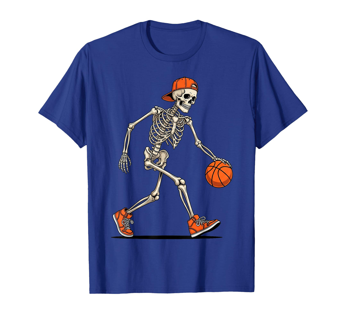 Skeleton Basketball Halloween Costume Gift for Men Women Kid T-Shirt