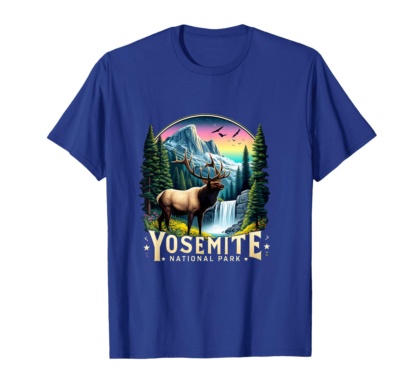 Yosemite Road Trip 2025 Womens Mens Family National Park T-Shirt