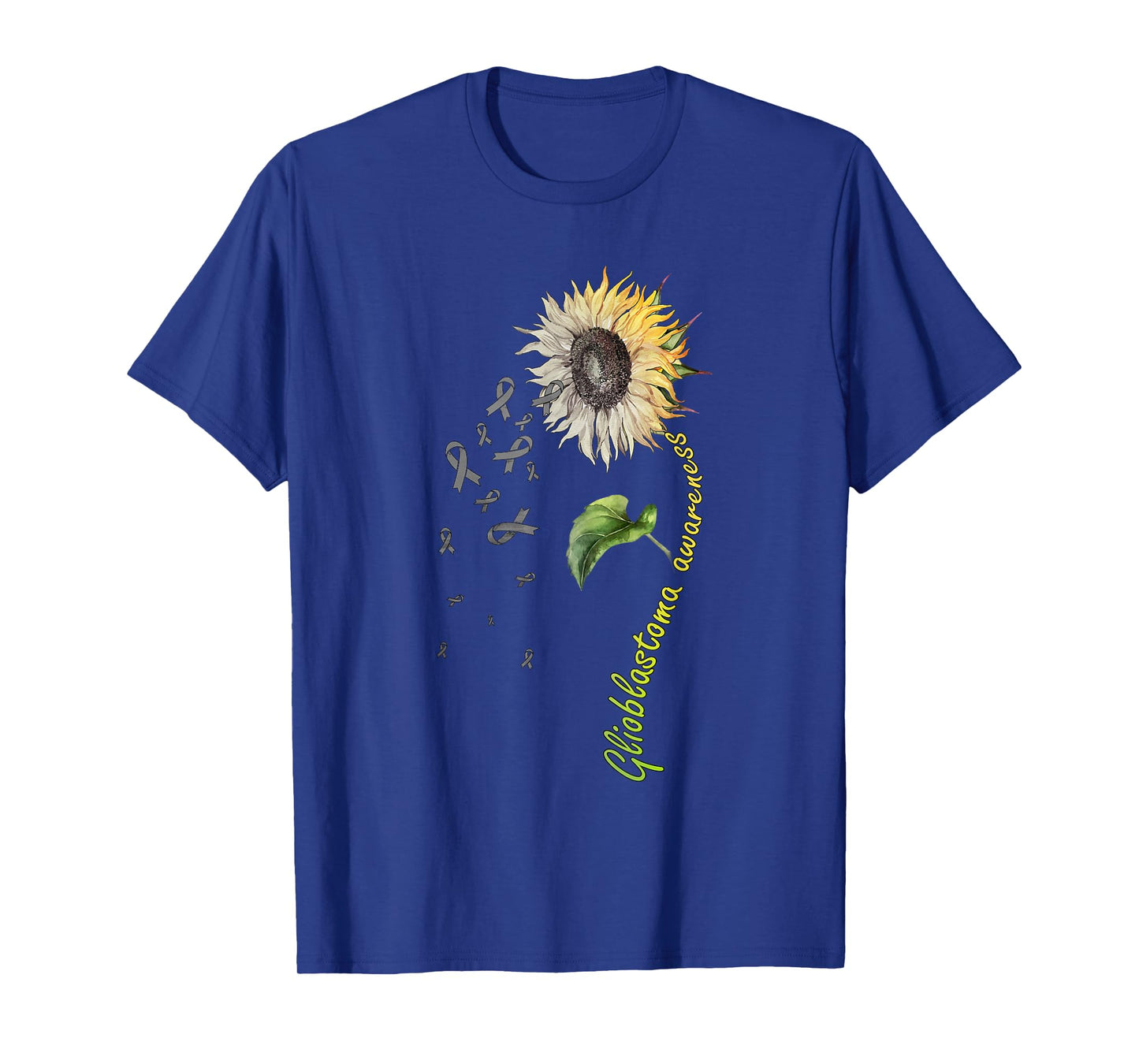 Glioblastoma Awareness Sunflower T-Shirt