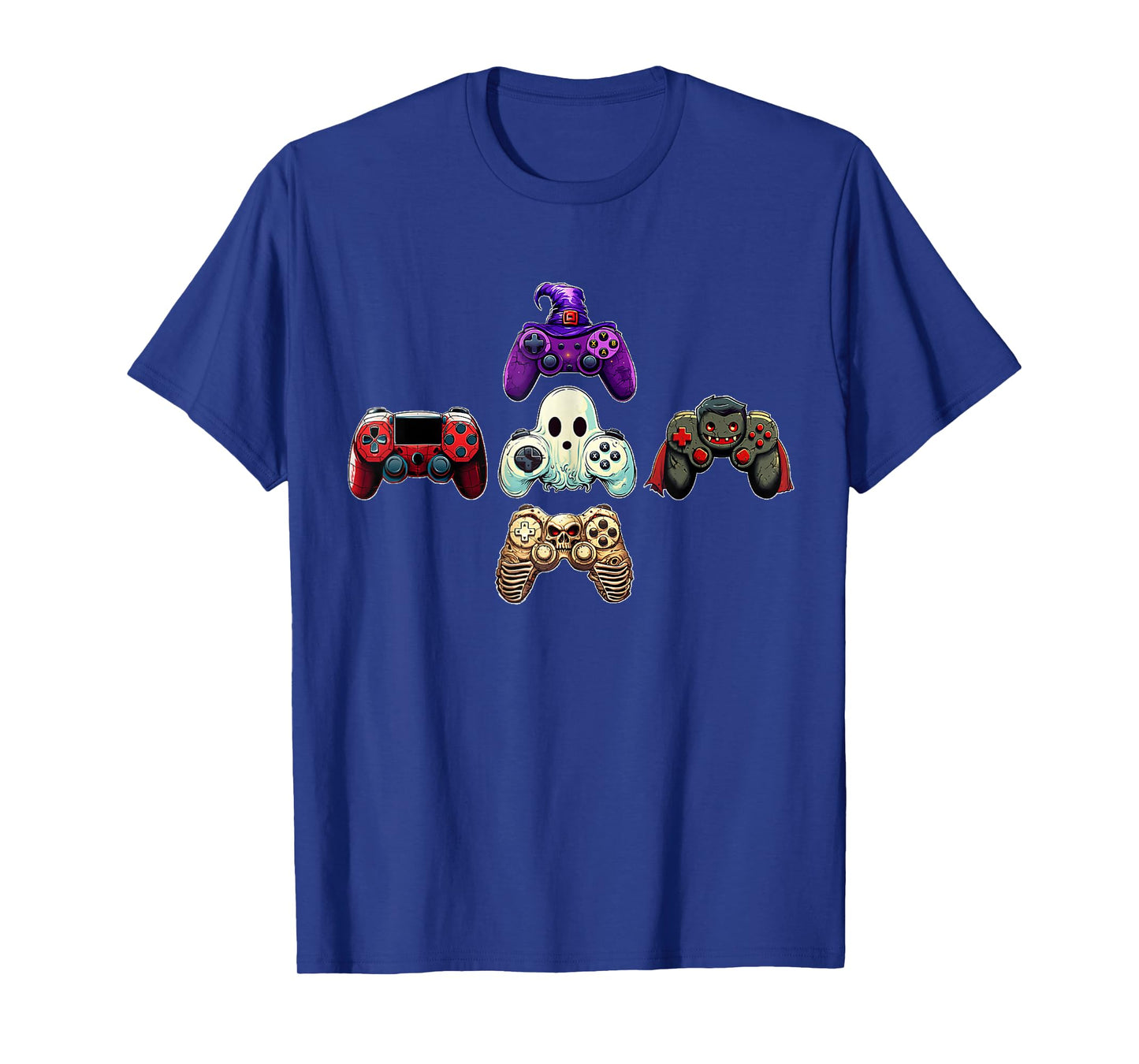 Halloween Skeleton Zombie Gaming Controllers Mummy. T-Shirt