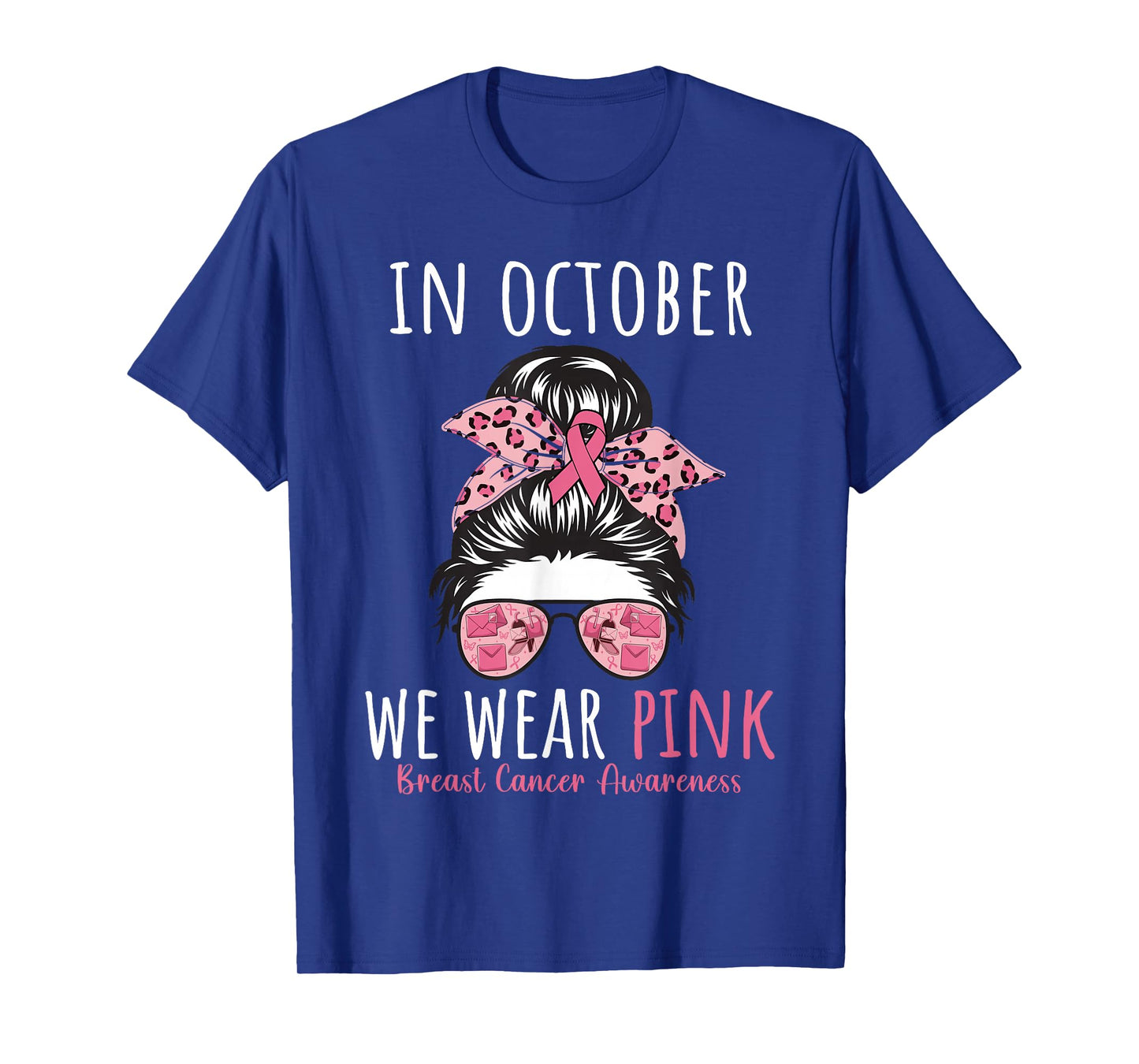 Breast Cancer Postal Worker In October We Wear Pink Women T-Shirt