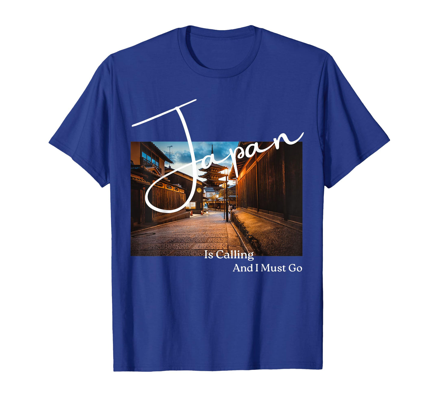 Japan is Calling and I must go Kyoto Temple Photo, Aesthetic T-Shirt