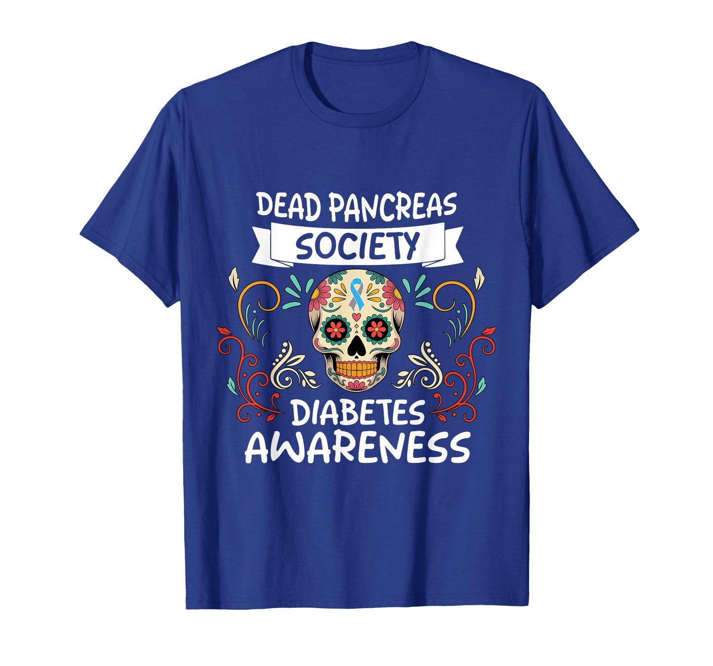 Dead Pancreas Society Diabetes Awareness Halloween T-Shirt