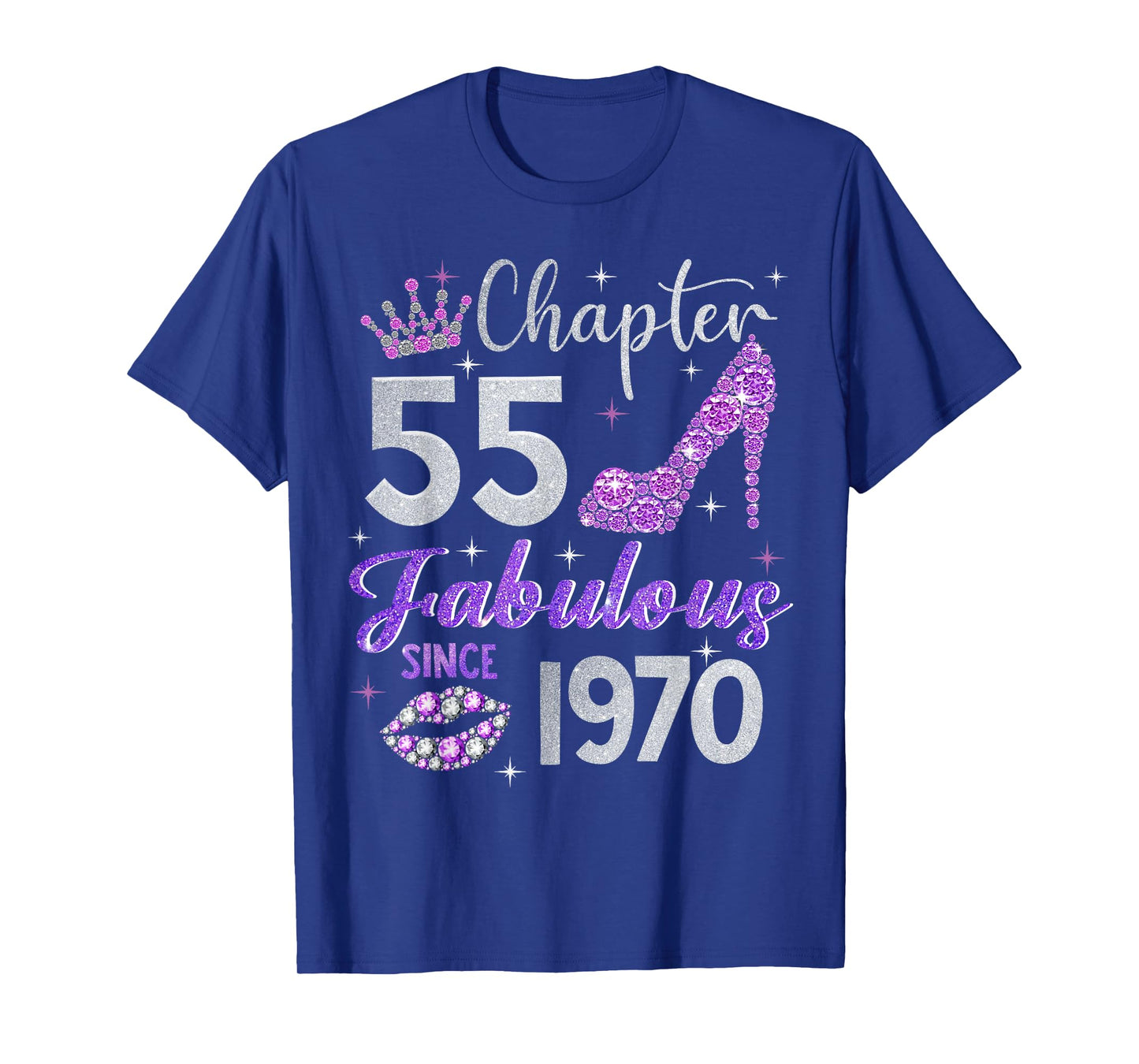Chapter 55 Fabulous Since 1970 55th Birthday Women Girl T-Shirt