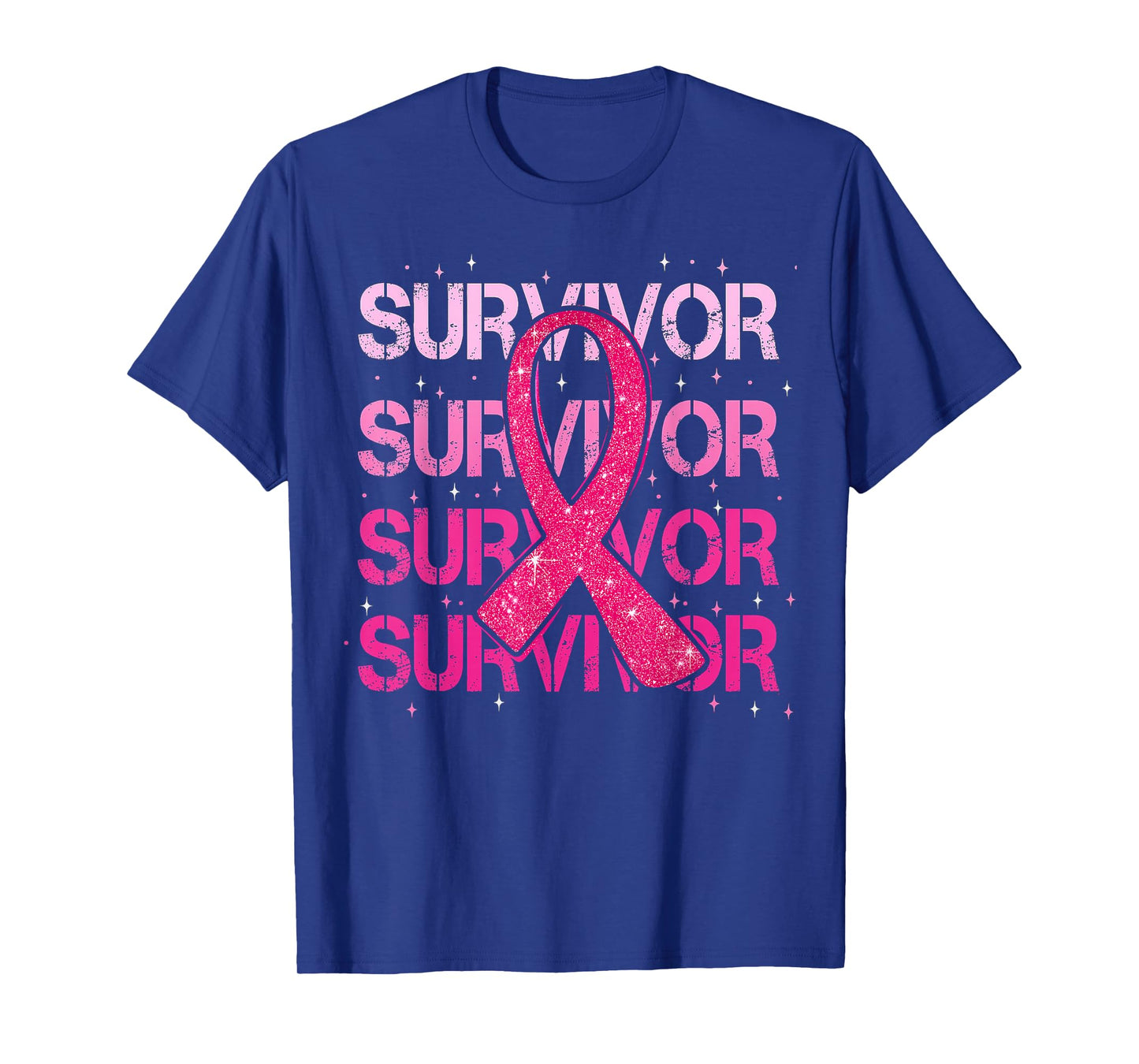 Survivor Pink Ribbon Breast Cancer Awareness T-Shirt