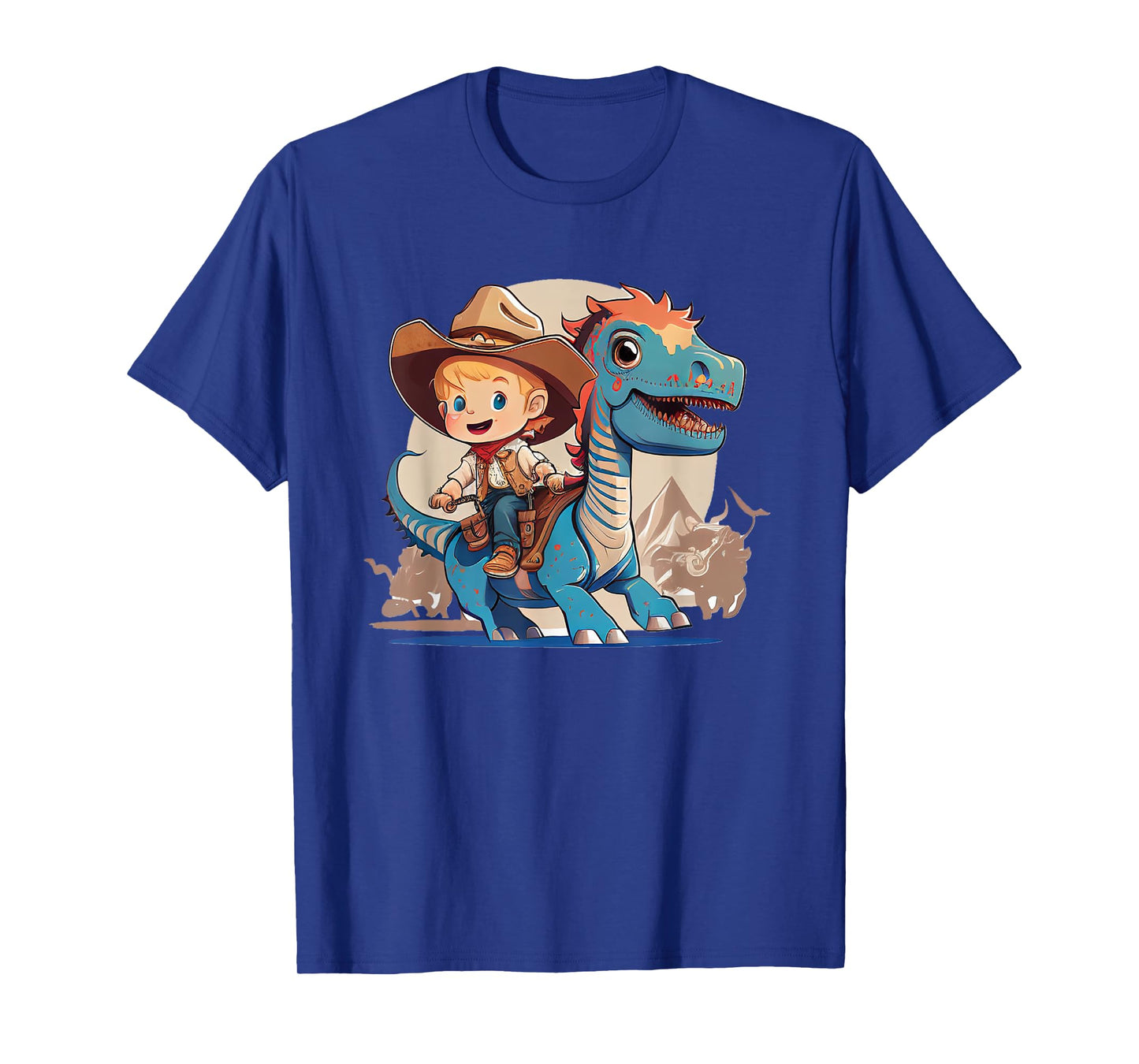 Dino Cowboy Dinosaur Rodeo Rider Nursery T-Shirt