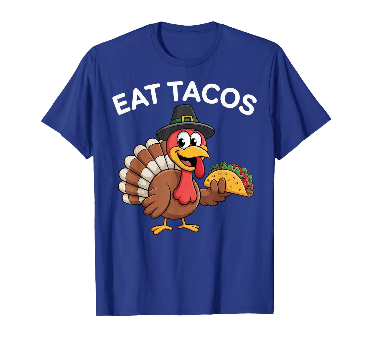Funny Thanksgiving Turkey Eat Tacos Mexican Thanksgiving Fun T-Shirt
