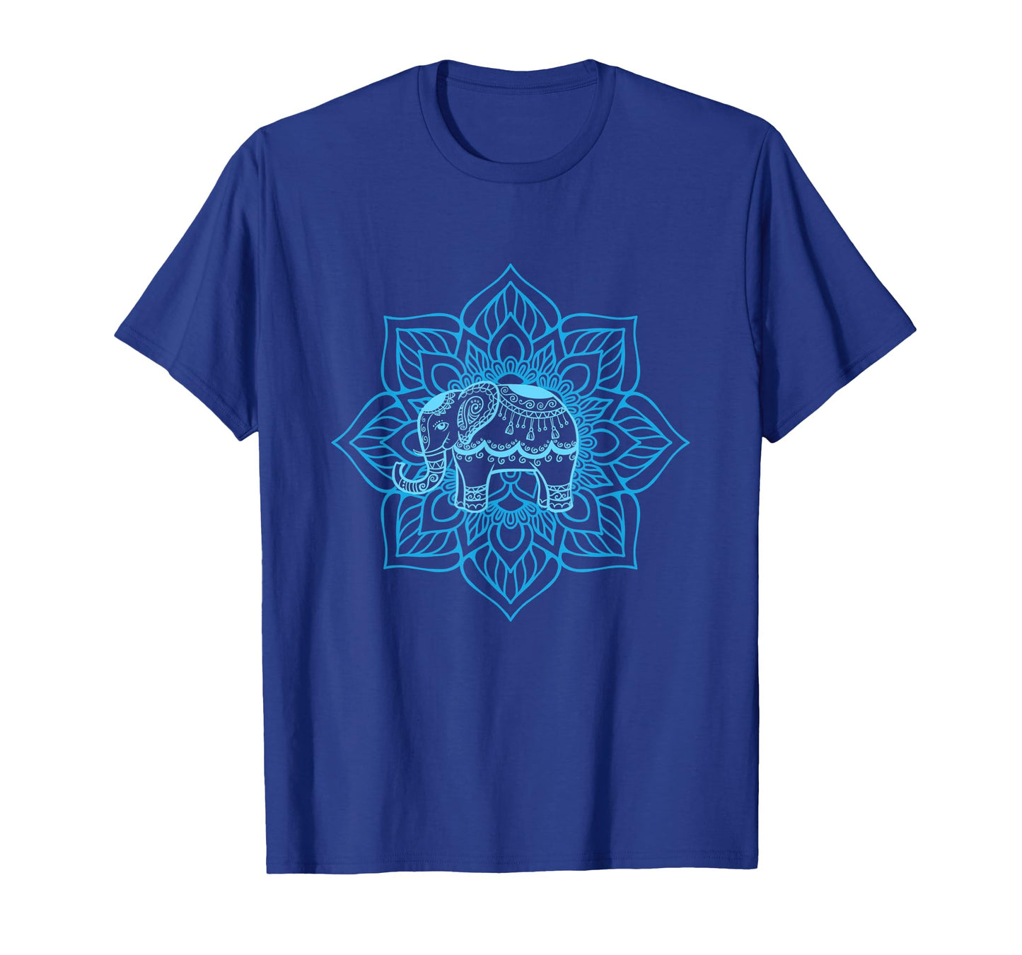 Water Elephant Mandala | Spiritual New Age Buddhist Yoga T-Shirt