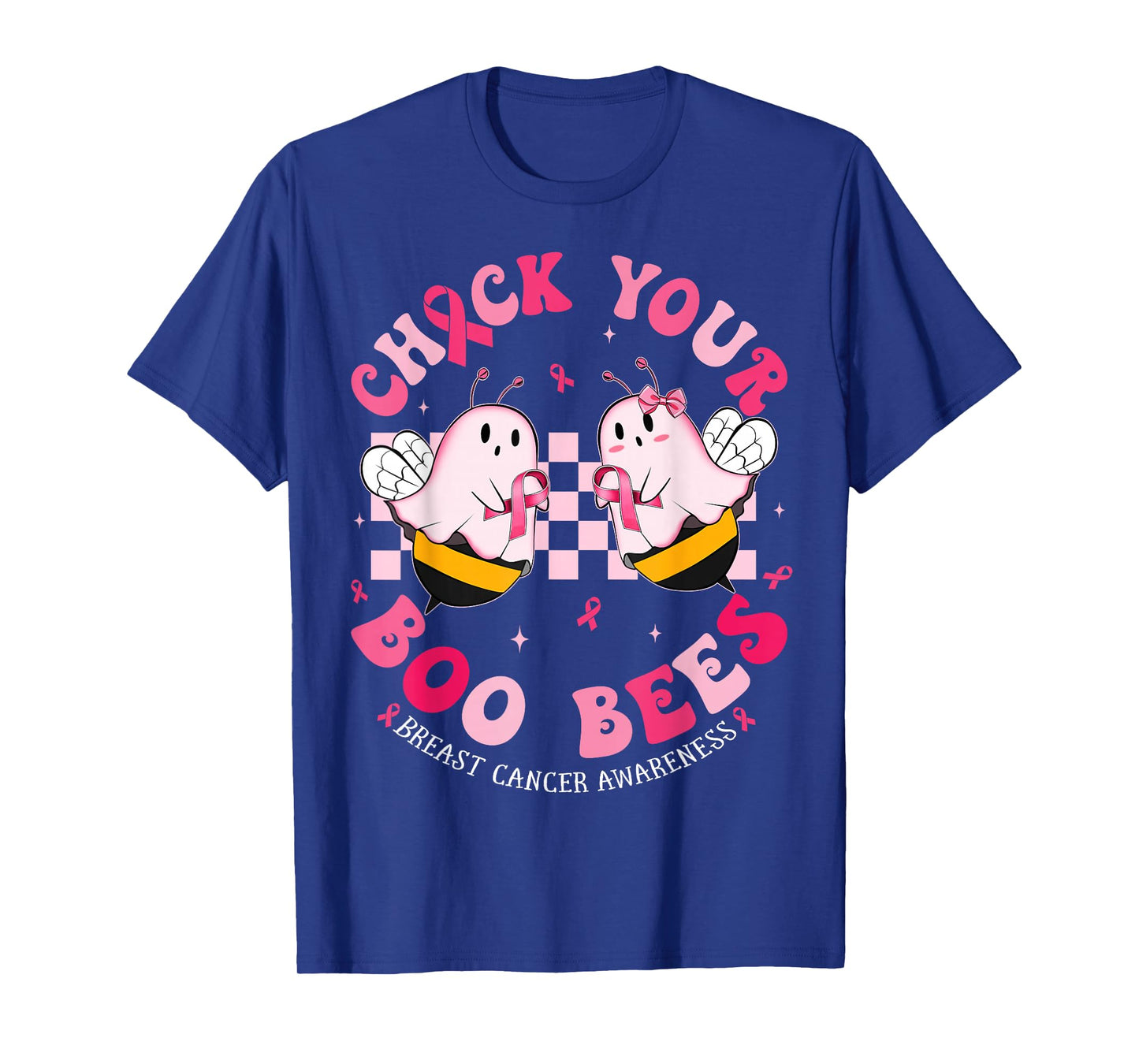 Funny Breast Cancer Awareness Halloween Shirts Women Support T-Shirt
