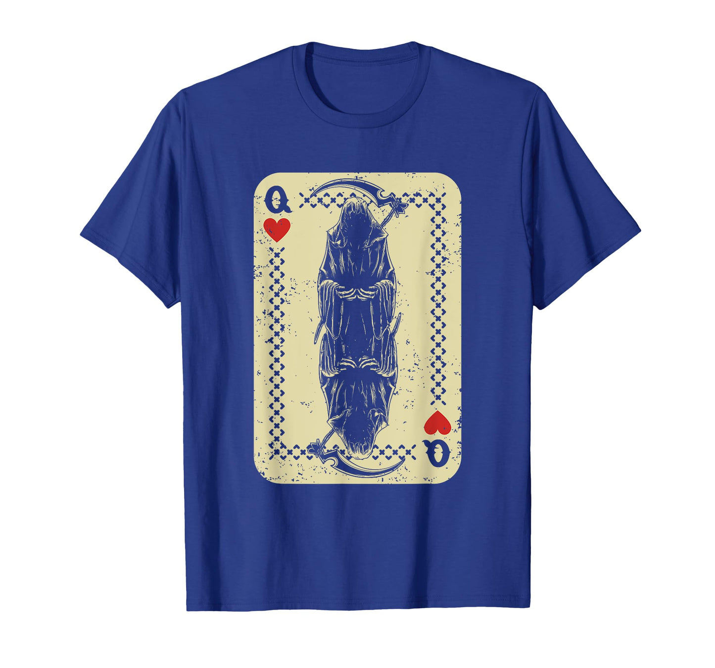 Santa Muerte Calavera Mexico Skeleton Poker Card Death Queen T-Shirt