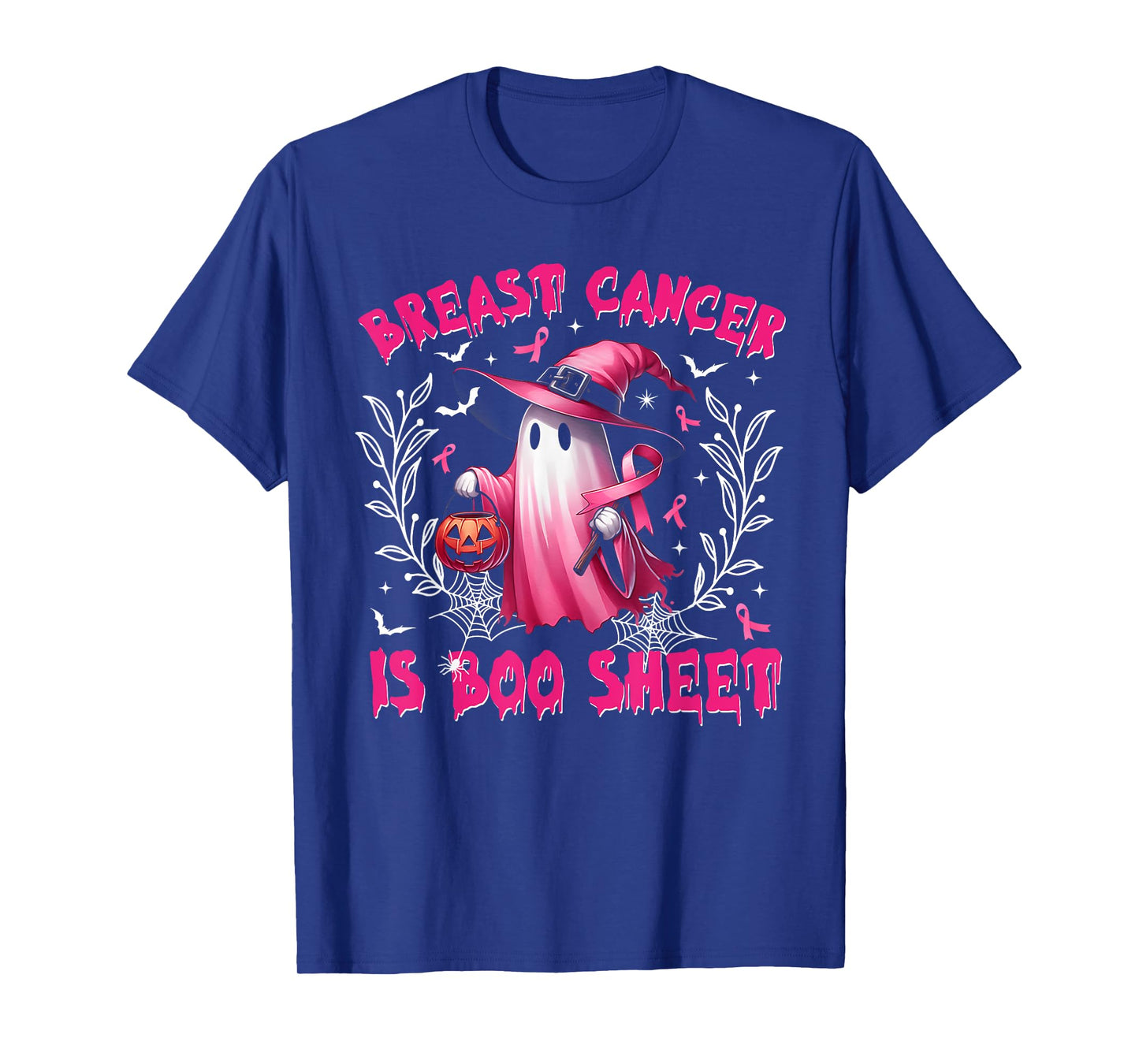Breast Cancer Is Boo Sheet Halloween Breast Cancer Awareness T-Shirt