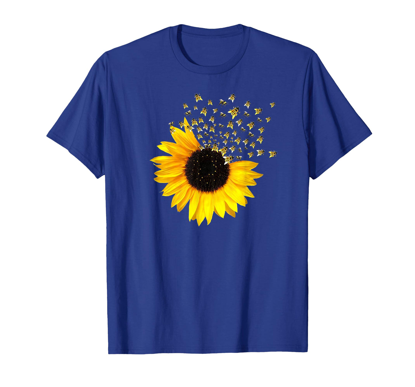 bumble bee. honey bees. bee lover. sunflower. yellow flowers T-Shirt